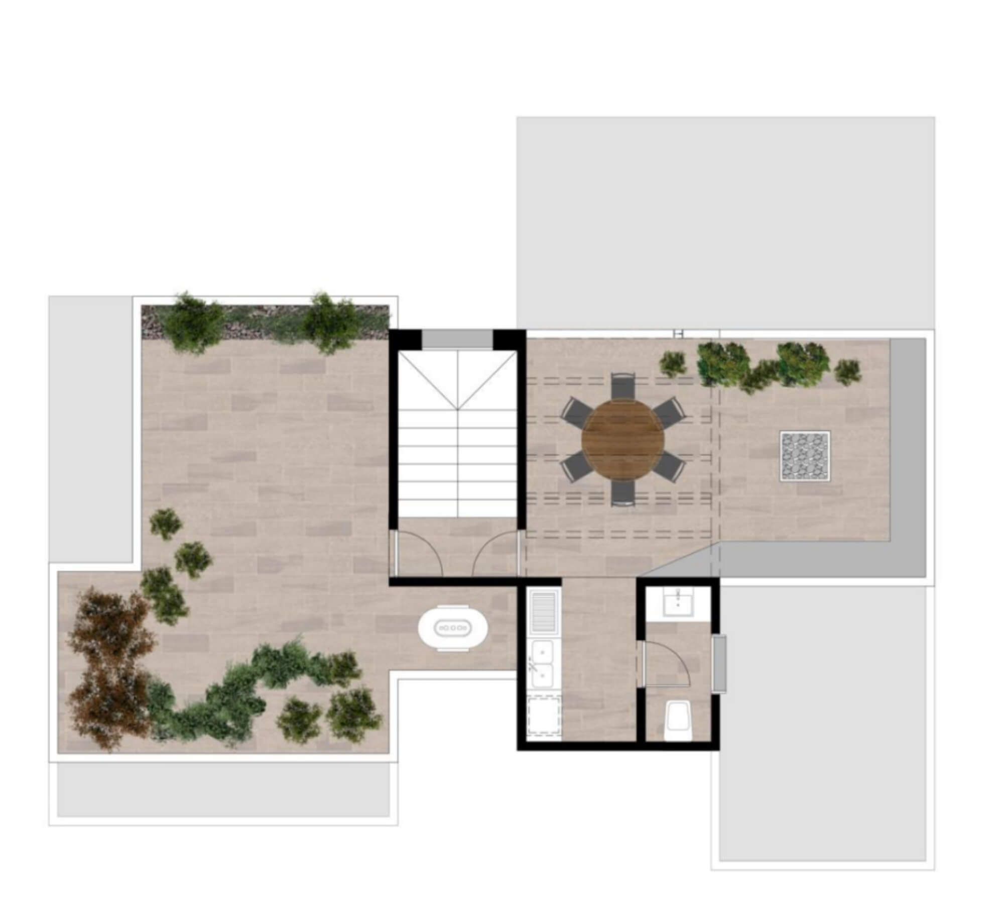 Apartment with garden, private jacuzzi and Terrace, for sale, La Lejona, San Miguel de Allende