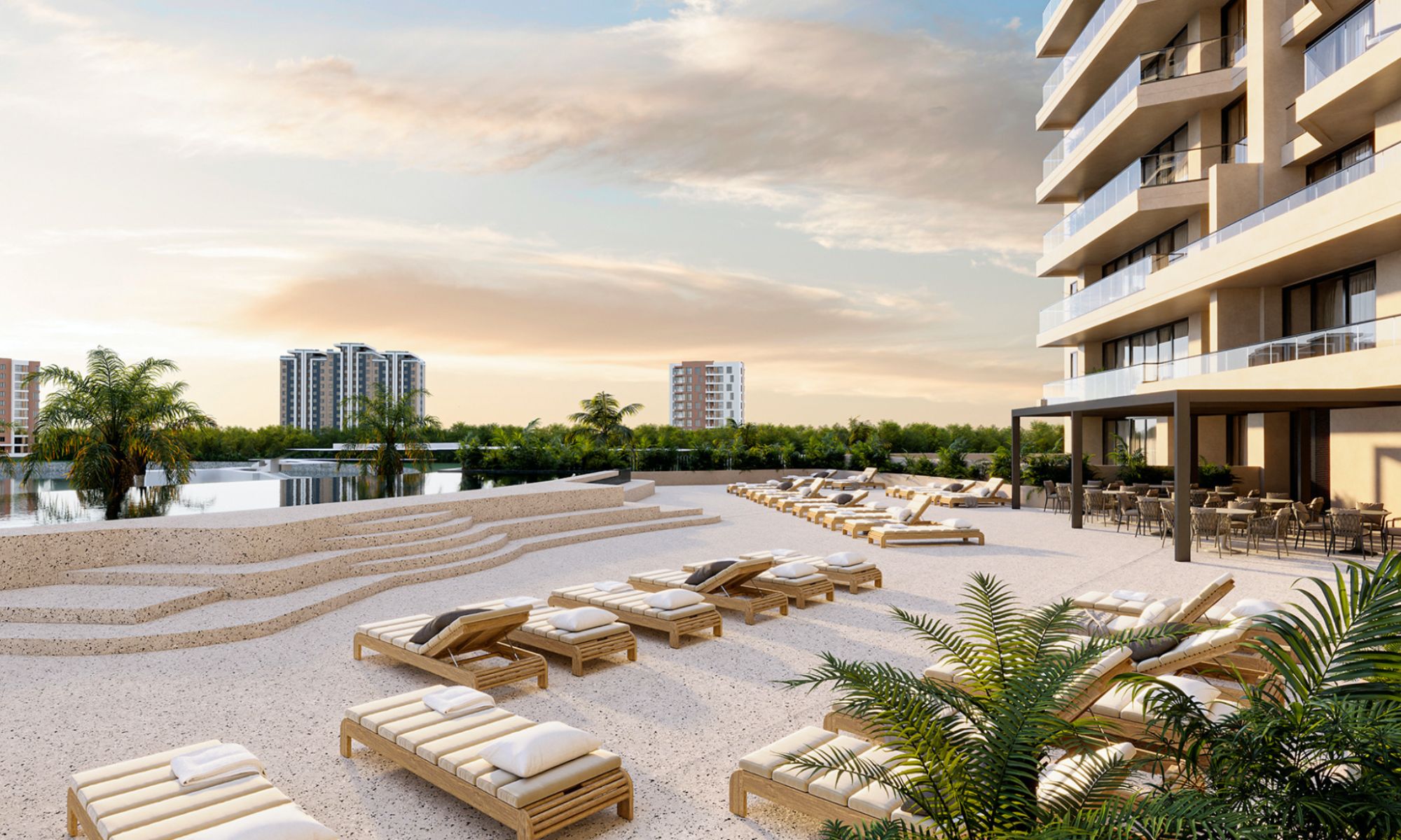 Departamento en Lahia, con vista al mar y laguna, en venta, Zona Hotelera Canc&uacute;n