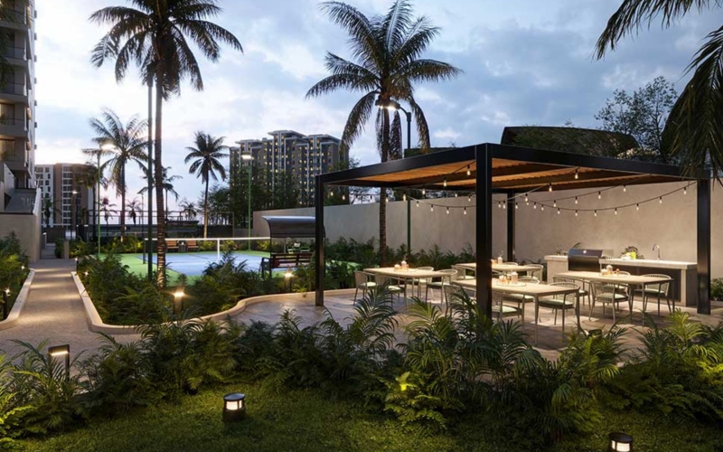 Ocean view apartment with dock, adults pool, golf, marina,  beach club, for sale Puerto Canc&uacute;n.