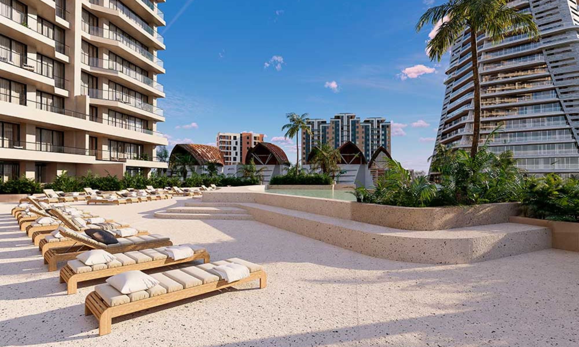 Ocean view condo with dock, adults pool, access to the beach, marina and golf, for sale Puerto Canc&uacute;n.