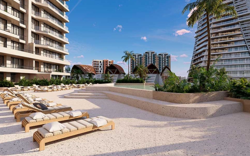 Ocean view condo with dock, adults pool, golf, marina,  beach club, for sale Puerto Canc&uacute;n.