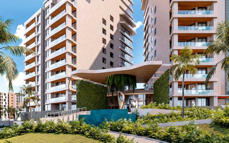 Ocean view condo with dock, adults pool, access to the beach, marina and golf, for sale Puerto Canc&uacute;n.