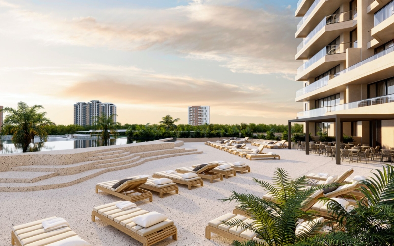 Ocean view residence with dock, adults pool, golf, marina,  beach club, for sale Puerto Canc&uacute;n.