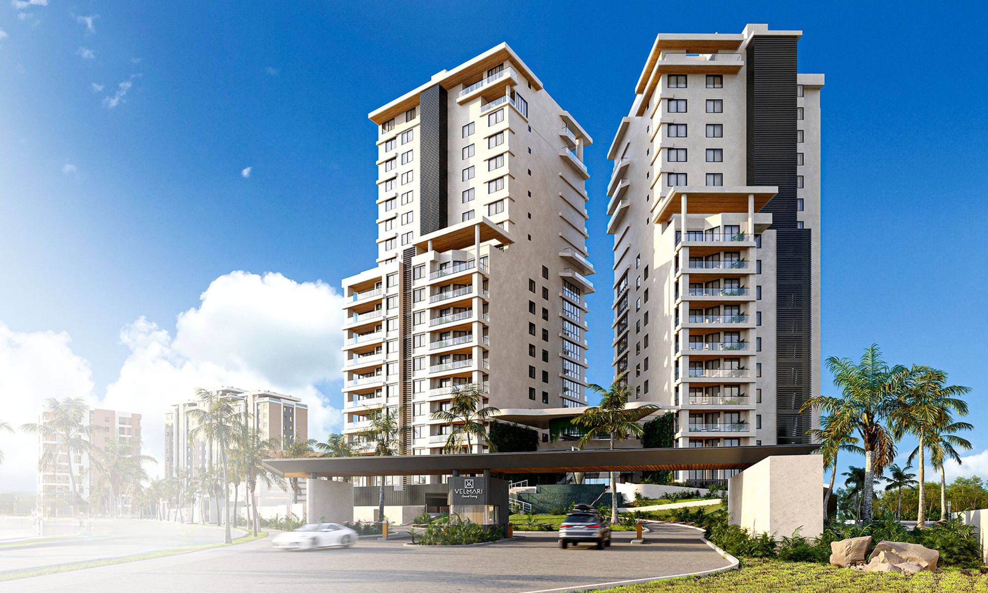 Ocean view condominium with dock, adults pool, golf, marina,  beach club, for sale Puerto Canc&uacute;n.