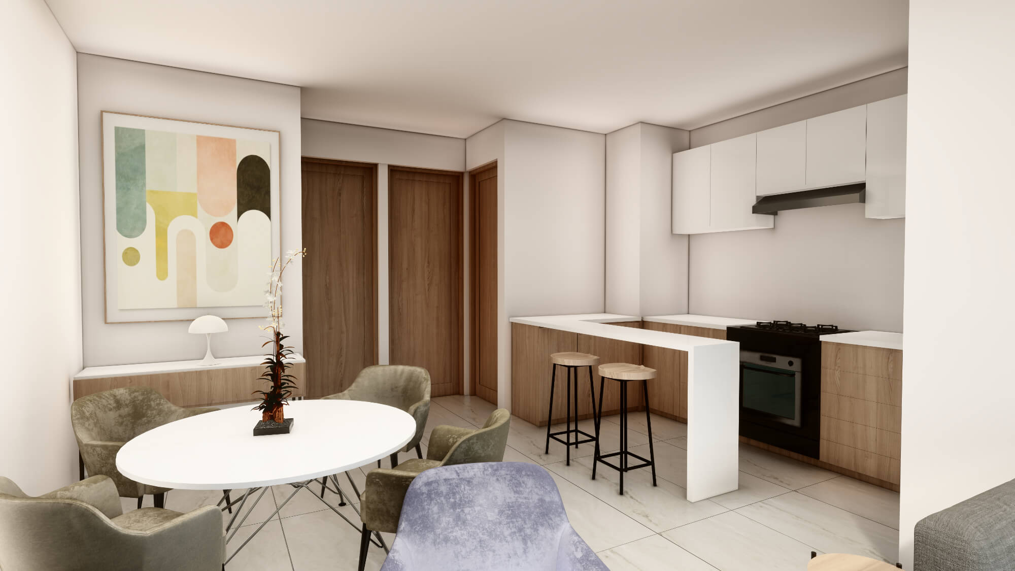 Luxury apartment with smart home system, pool, gym, spa, for sale in Interlomas