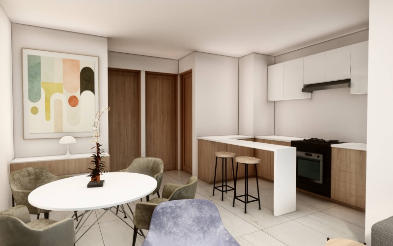 Condominium with balcony, common roof garden and patio, Miguel Hidalgo, Mexico City.