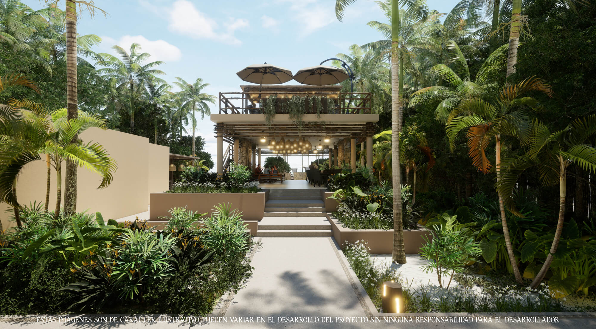 Condominio con alberca, beach club y casa Club en venta, San Benito, Merida.