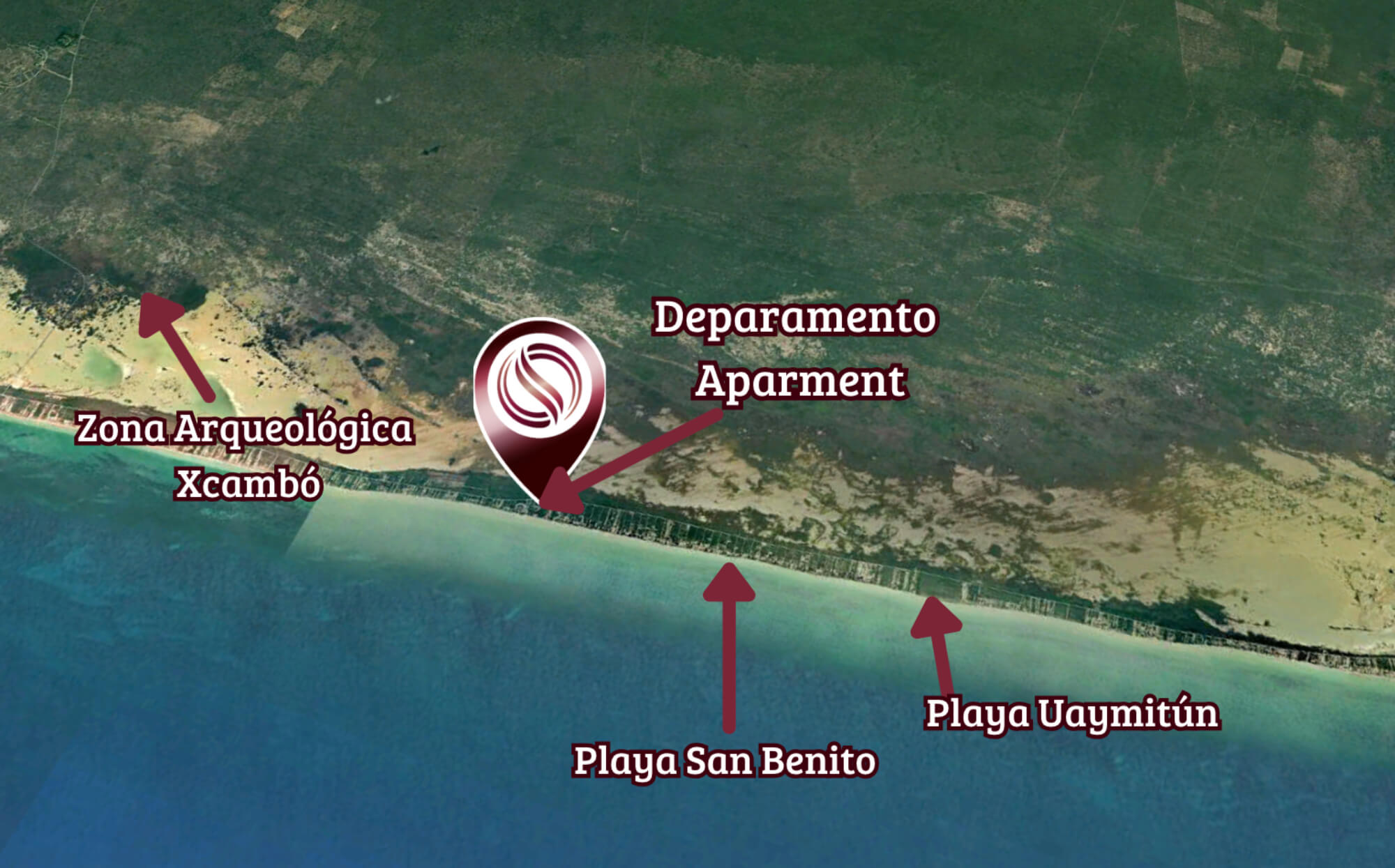 Penthouse with beach club, pool, gym, jogging track, barbecue area among many other activities, North Zone, M&eacute;rida