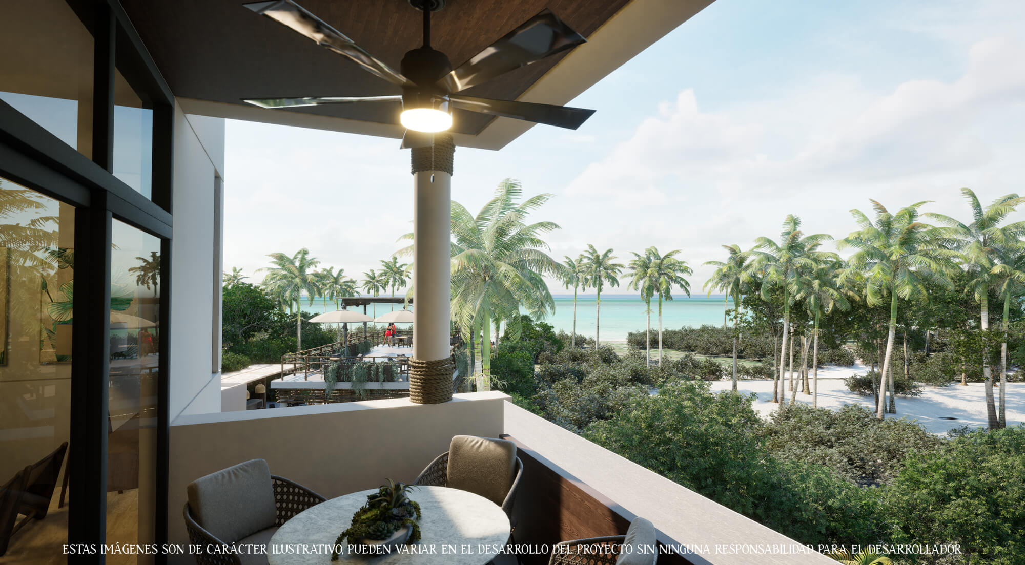 Penthouse with beach club, pool, gym, jogging track, barbecue area among many other activities, North Zone, M&eacute;rida