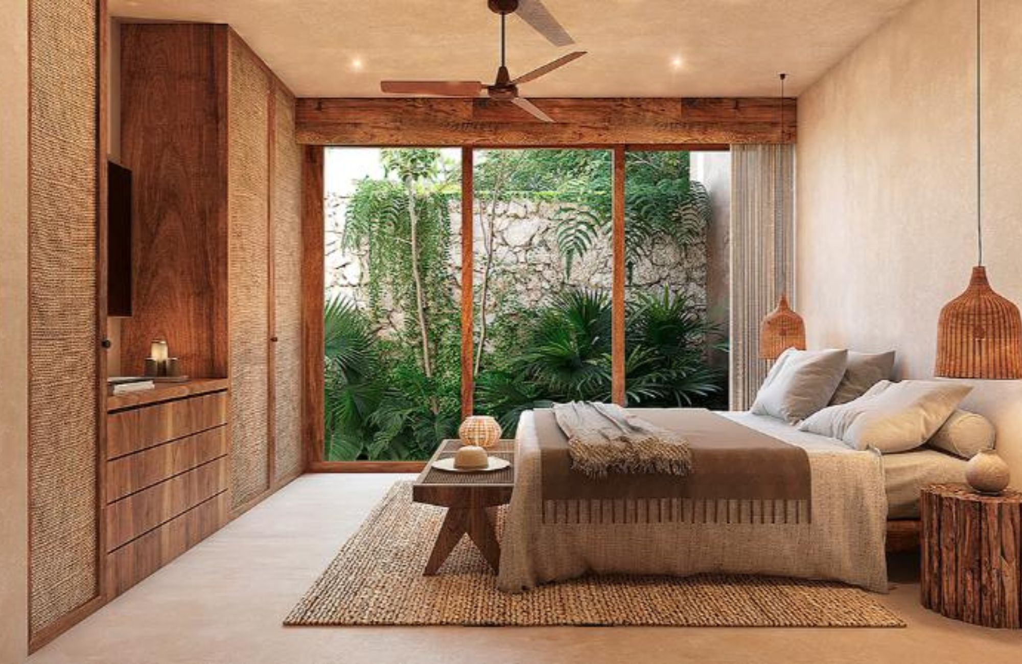 Villa de 4 recamaras, alberca privada, acabados de lujo, cuarto en planta baja, pre-construccion en venta aldea Zama, Tulum.