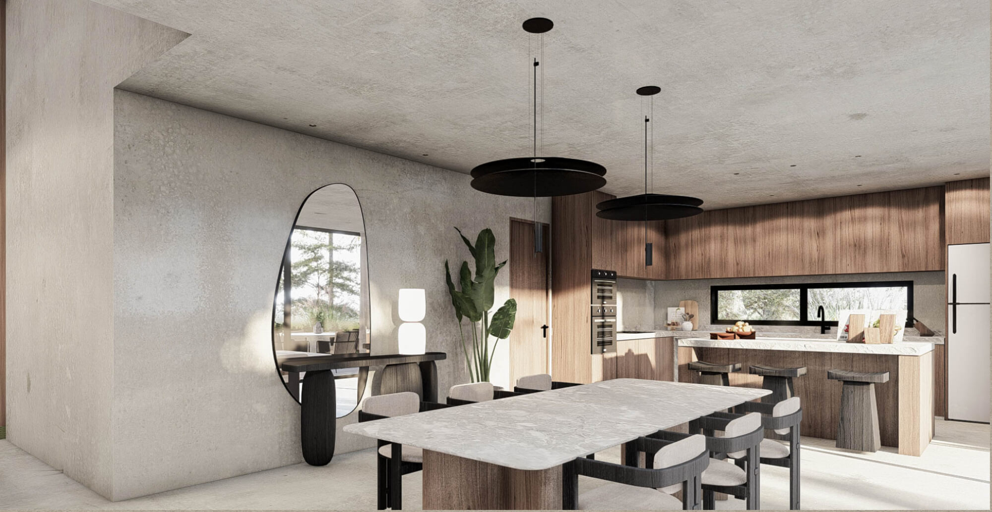 House with private pool, rooftop, double-height window, pre-construction, for sale in Country Club, Cozumel.