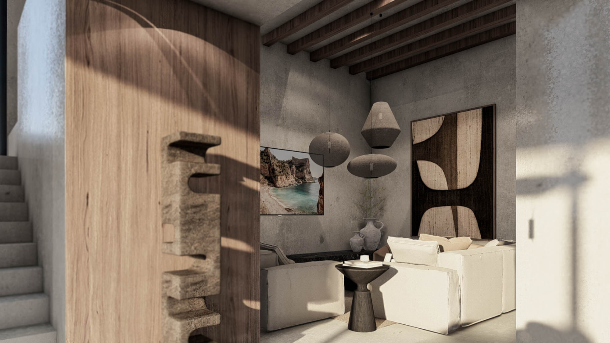 House with private pool, rooftop, double-height window, pre-construction, for sale in Country Club, Cozumel.