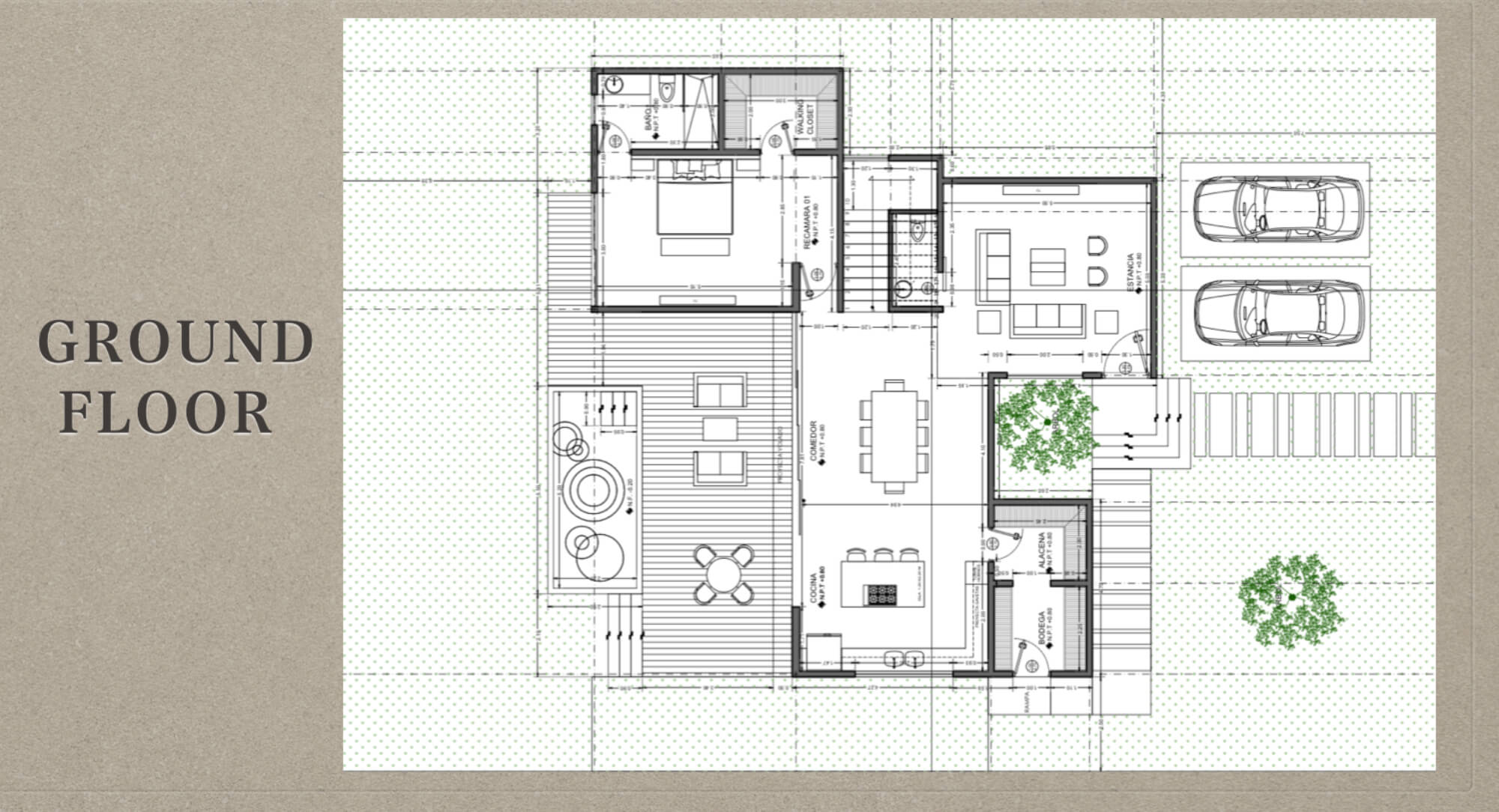 House with private pool, rooftop, double-height window, pre-construction, for sale in Country Club, Cozumel.