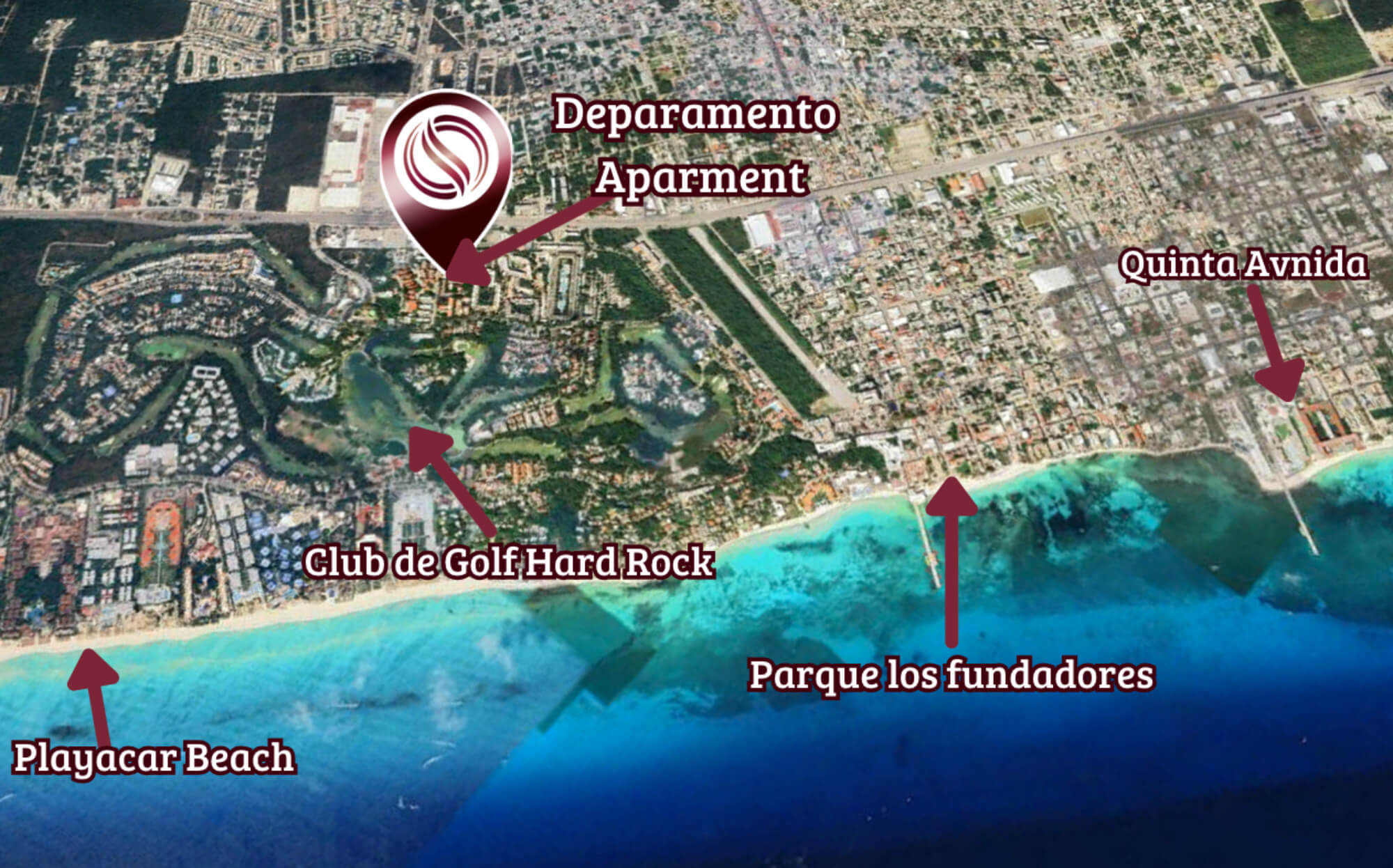 1 Bedroom condo, steps to the beach for sale, Downtown, Playa del Carmen