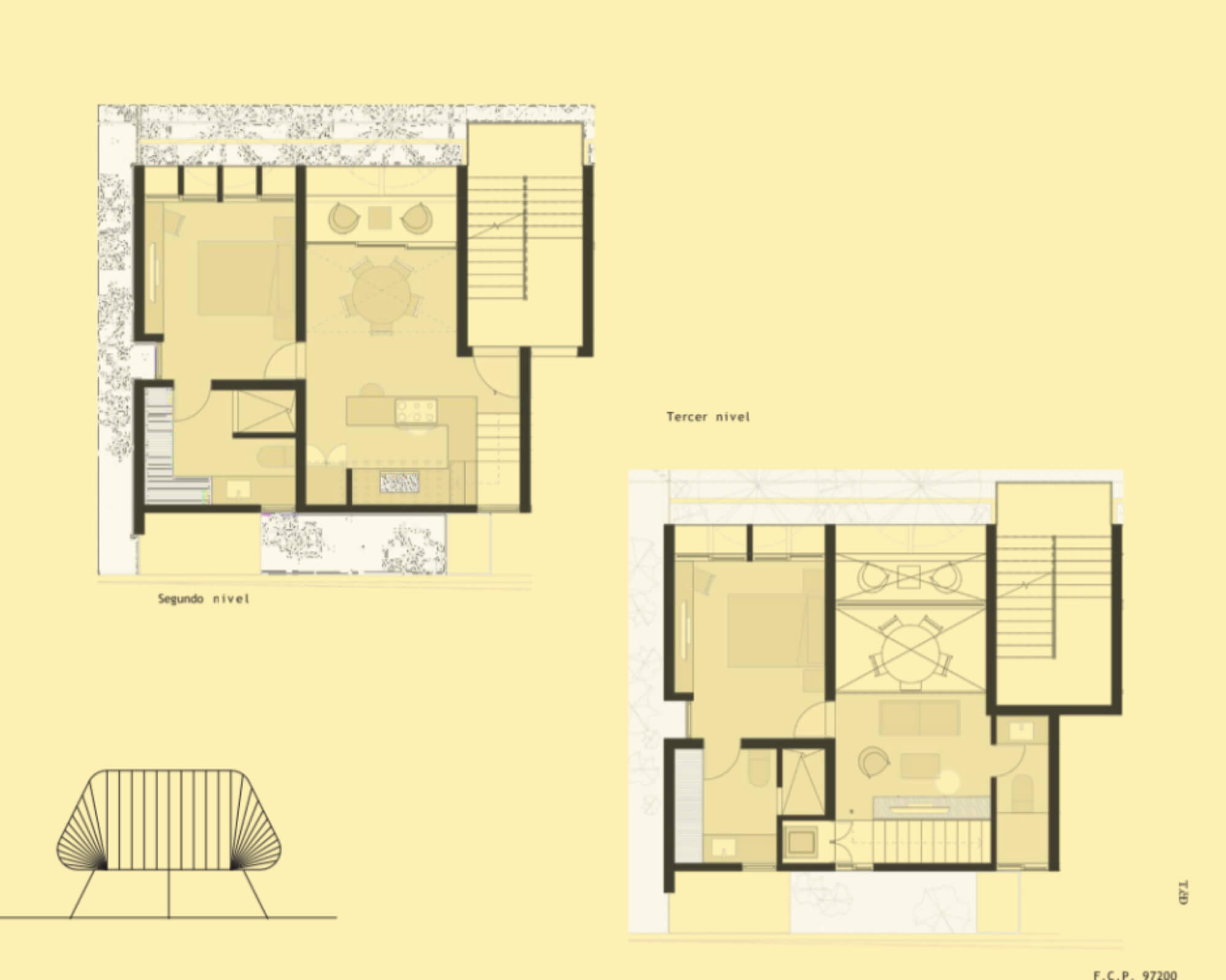 Apartment with garden, pool, Zen terrace, for sale, M&eacute;rida.