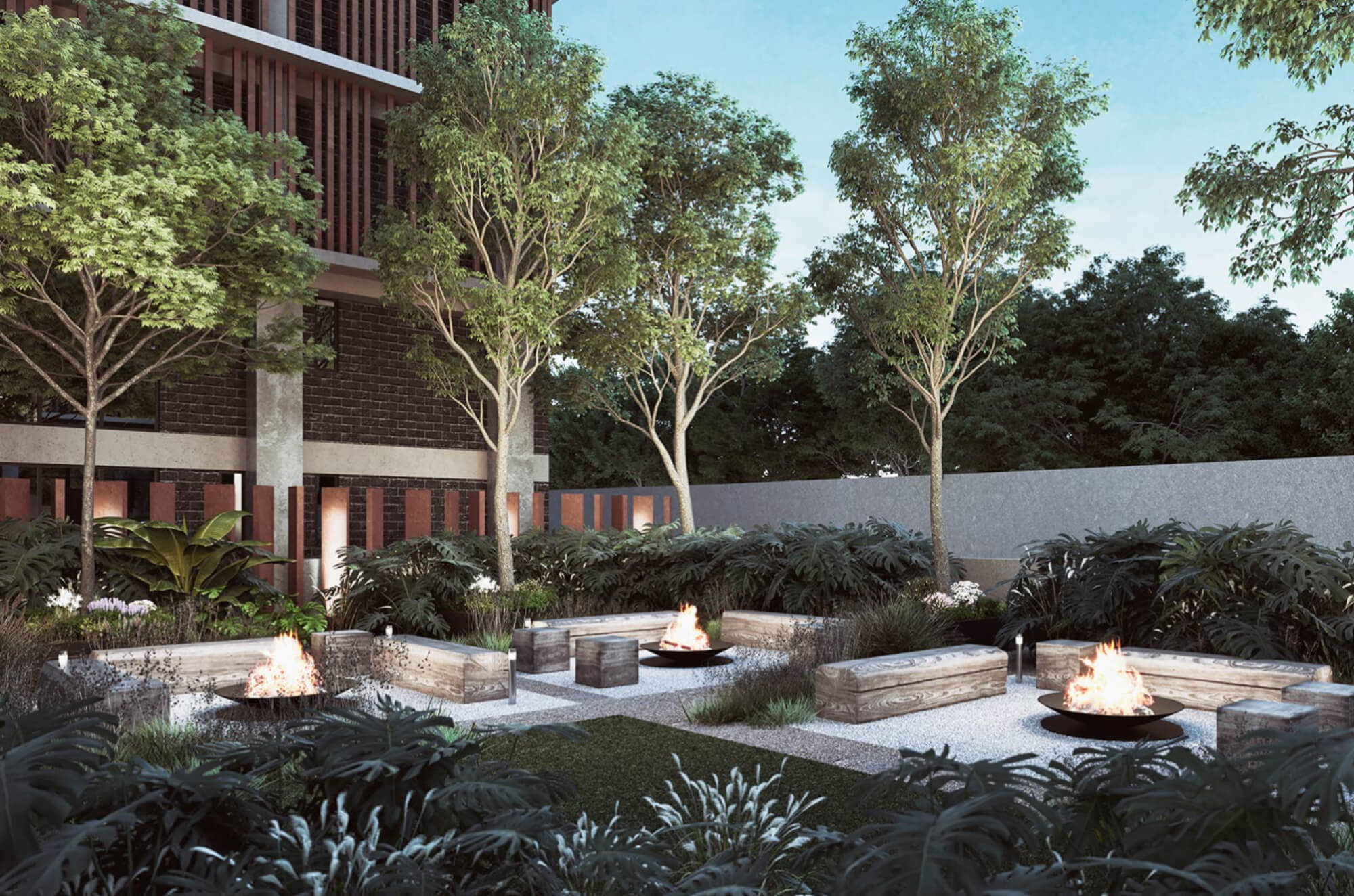 Apartment with park, yoga area, pool, gym, mini golf, pre-construction, for sale, Quer&eacute;taro.