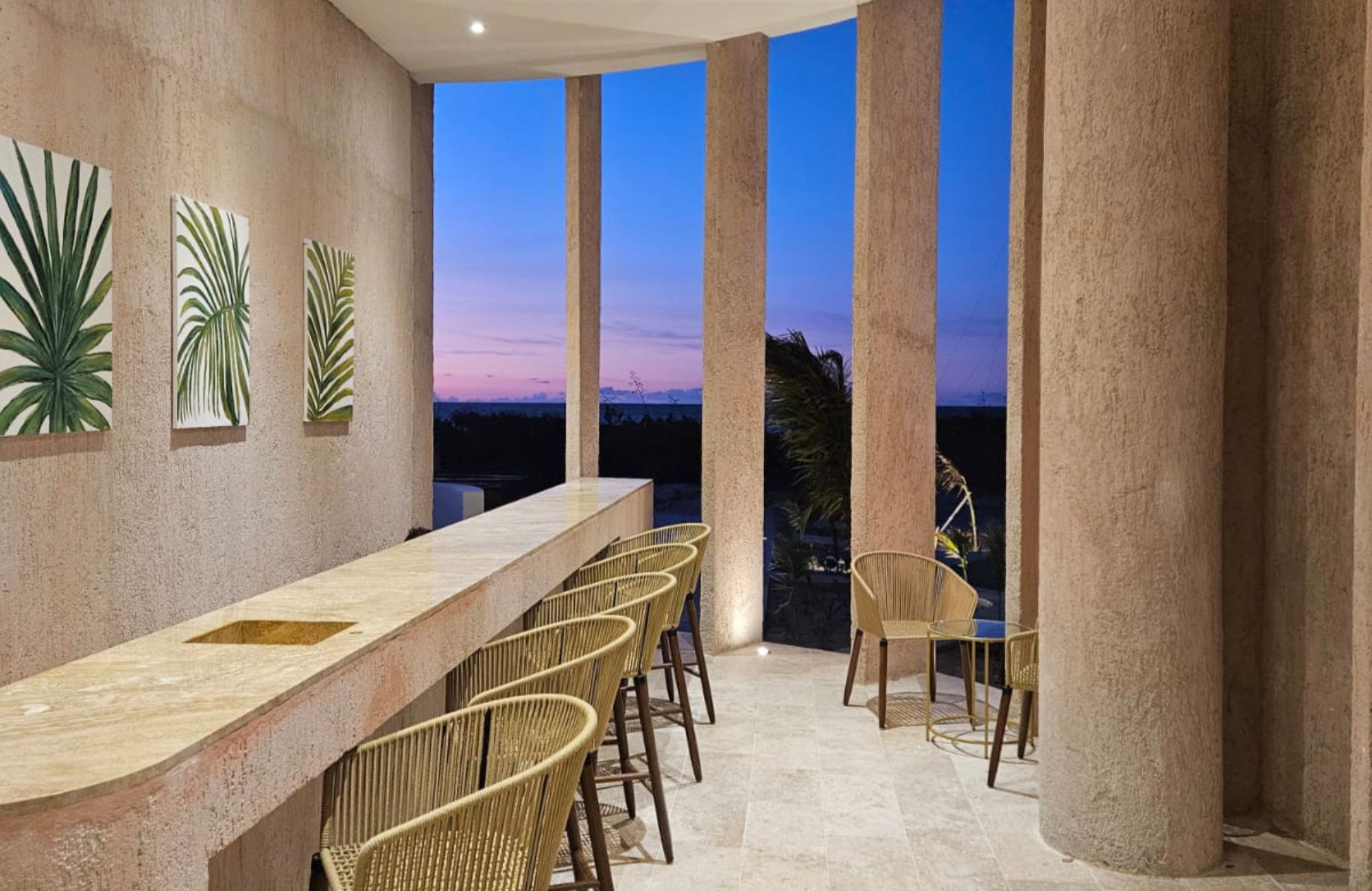 Condo with a pool by the sea and terrace, for sale in San Crisanto, Yucatan.