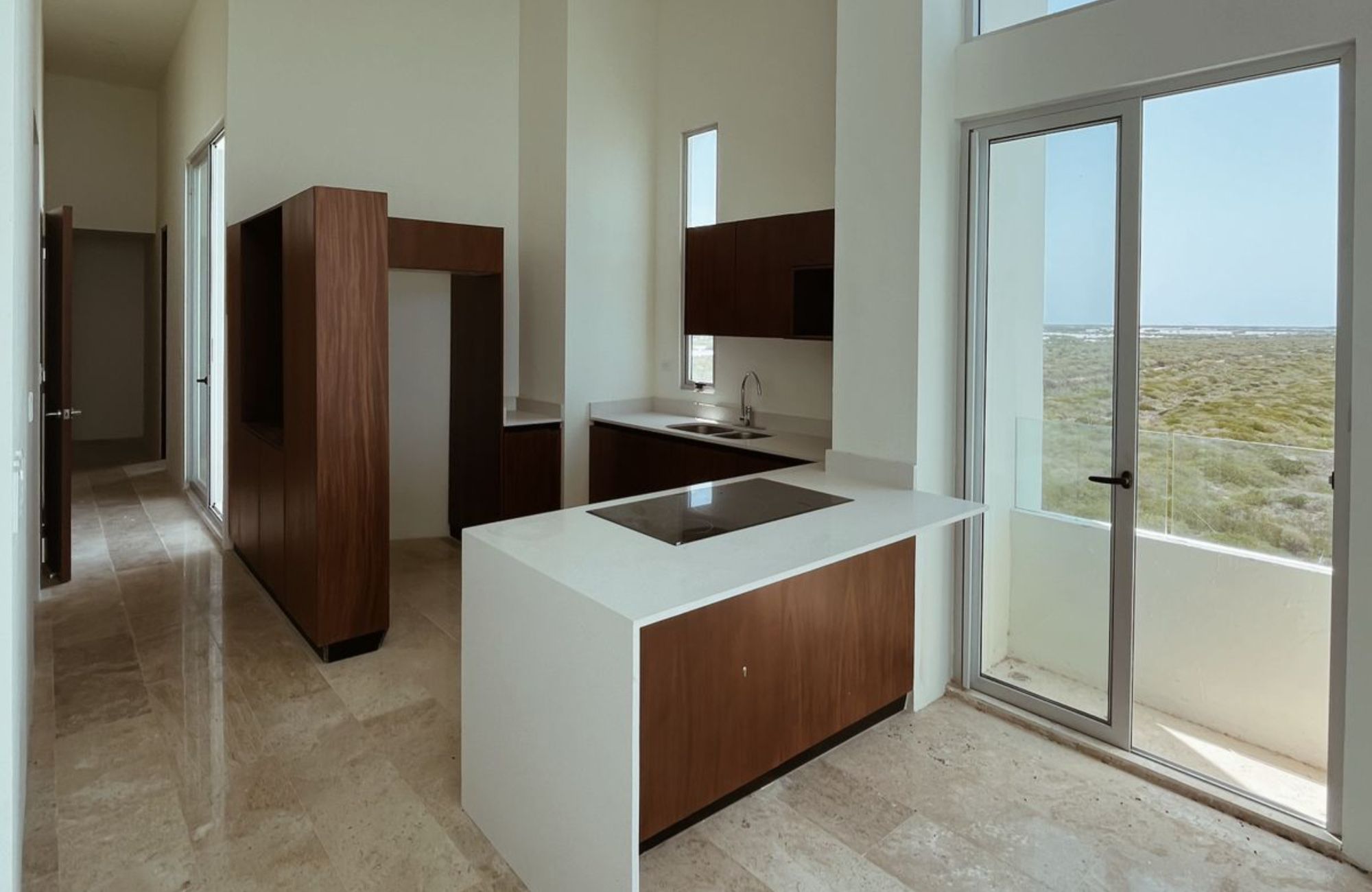 Condo with a pool by the sea and terrace, for sale in San Crisanto, Yucatan.