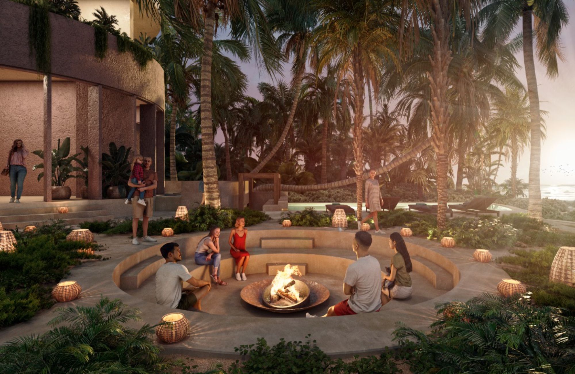 Condo with a pool by the sea and terrace, for sale in San Crisanto, Yucatan.