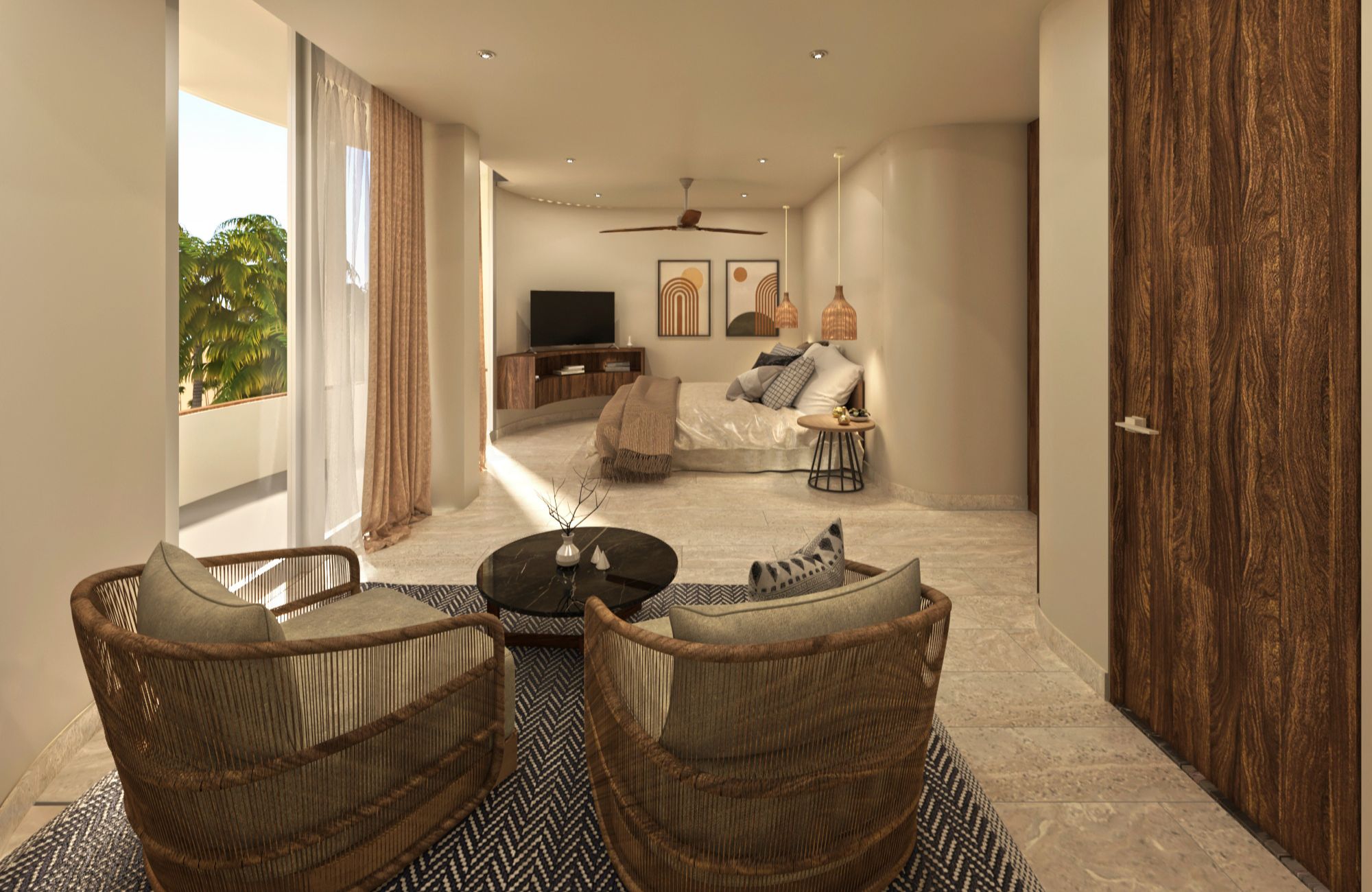 Apartment with access to the beach for sale, Progreso area, Merida, Yucatan.