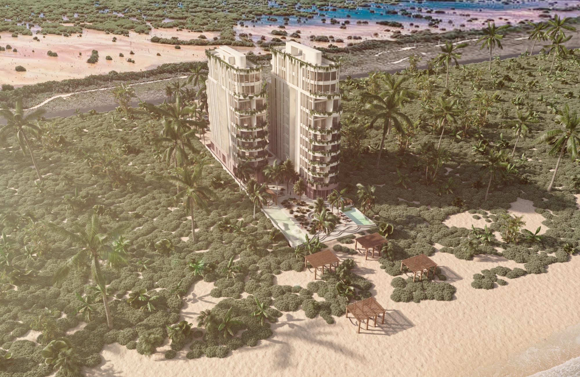 Apartment with access to the beach for sale, Progreso area, Merida, Yucatan.