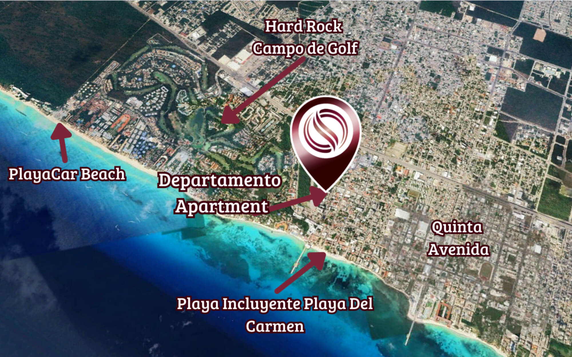Studio with Common Rooftop for Sale, Downtown, Playa del Carmen