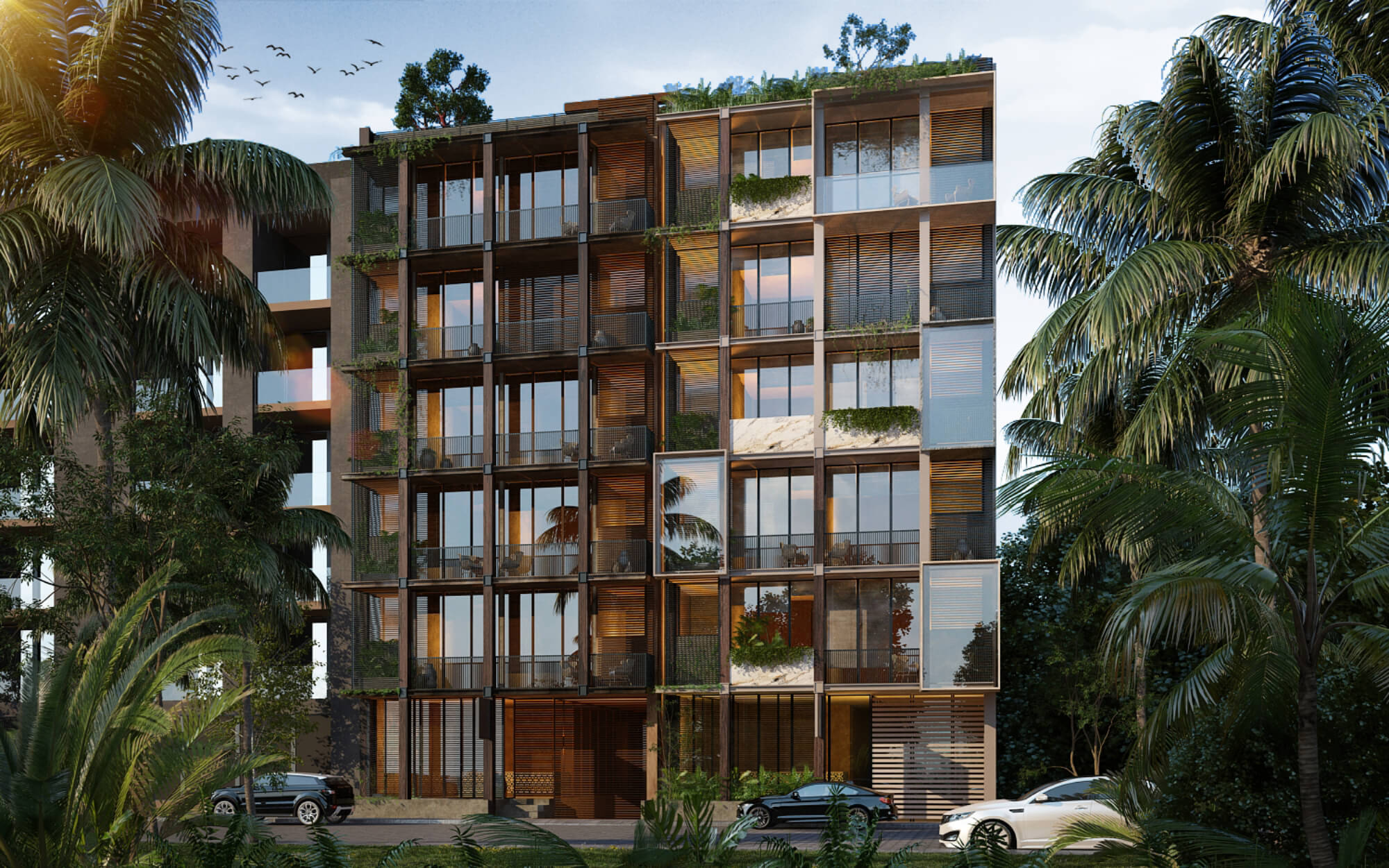 Turn-Key Studio with Ocean View Rooftop, Prime Downtown Playa del Carmen