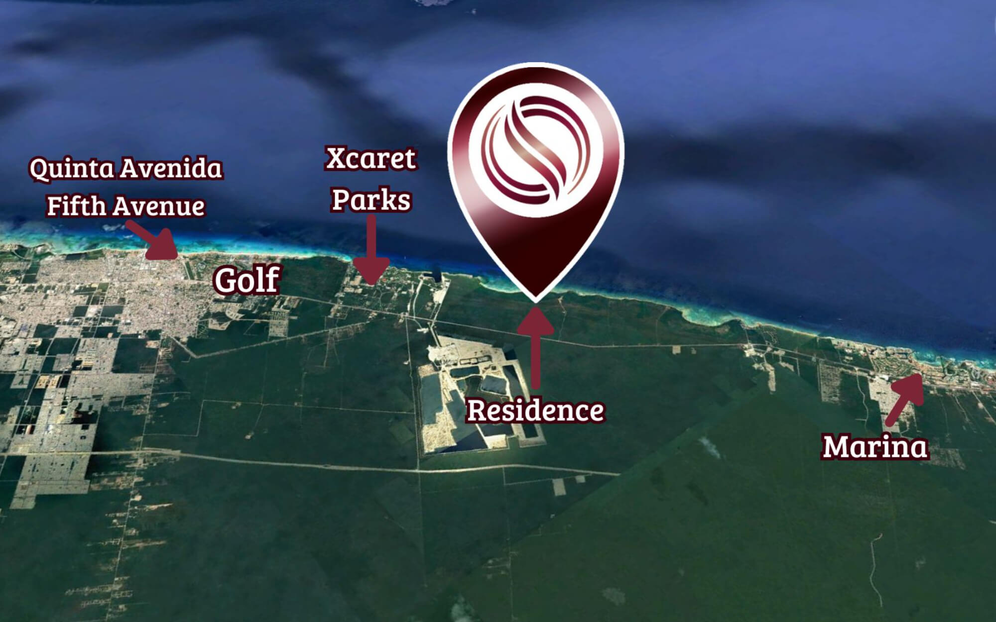 Oceanfront residence, in luxury hotel, exclusive amenities in Punta Venado, Playa del Carmen.