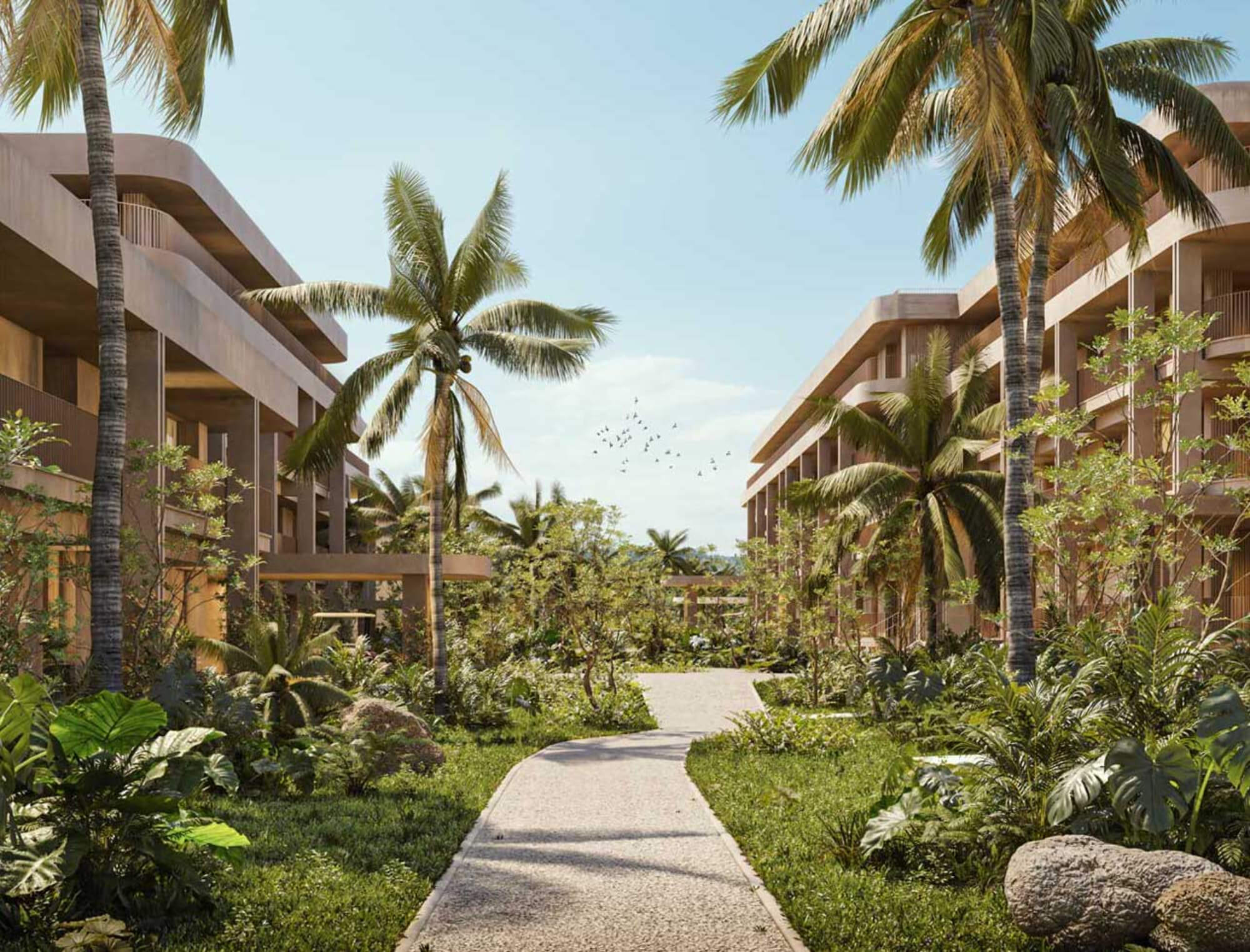 Oceanfront residence, in luxury hotel, exclusive amenities in Punta Venado, Playa del Carmen.