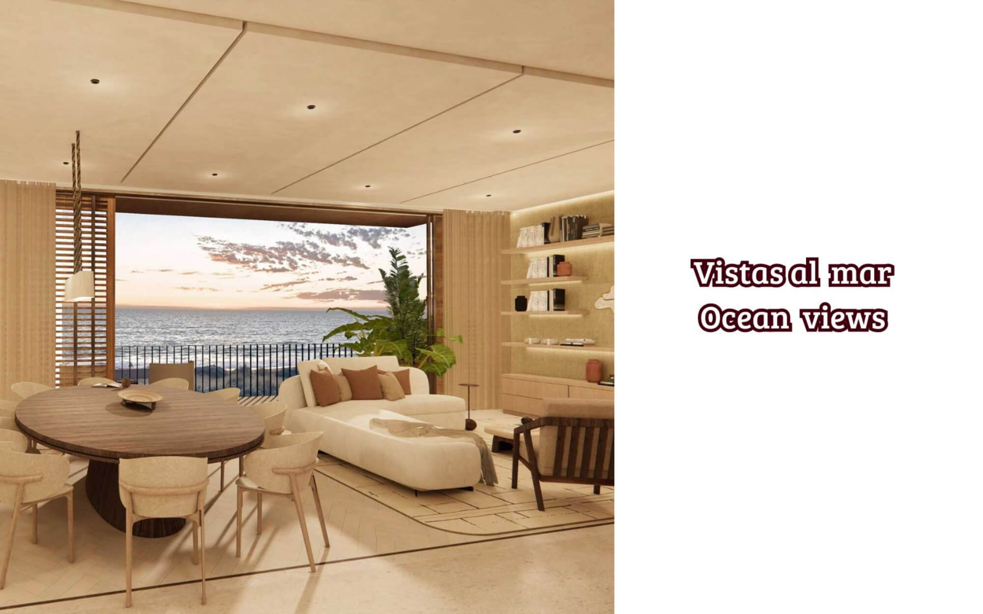 Oceanfront residence, in luxury hotel, exclusive amenities in Punta Venado, Playa del Carmen.