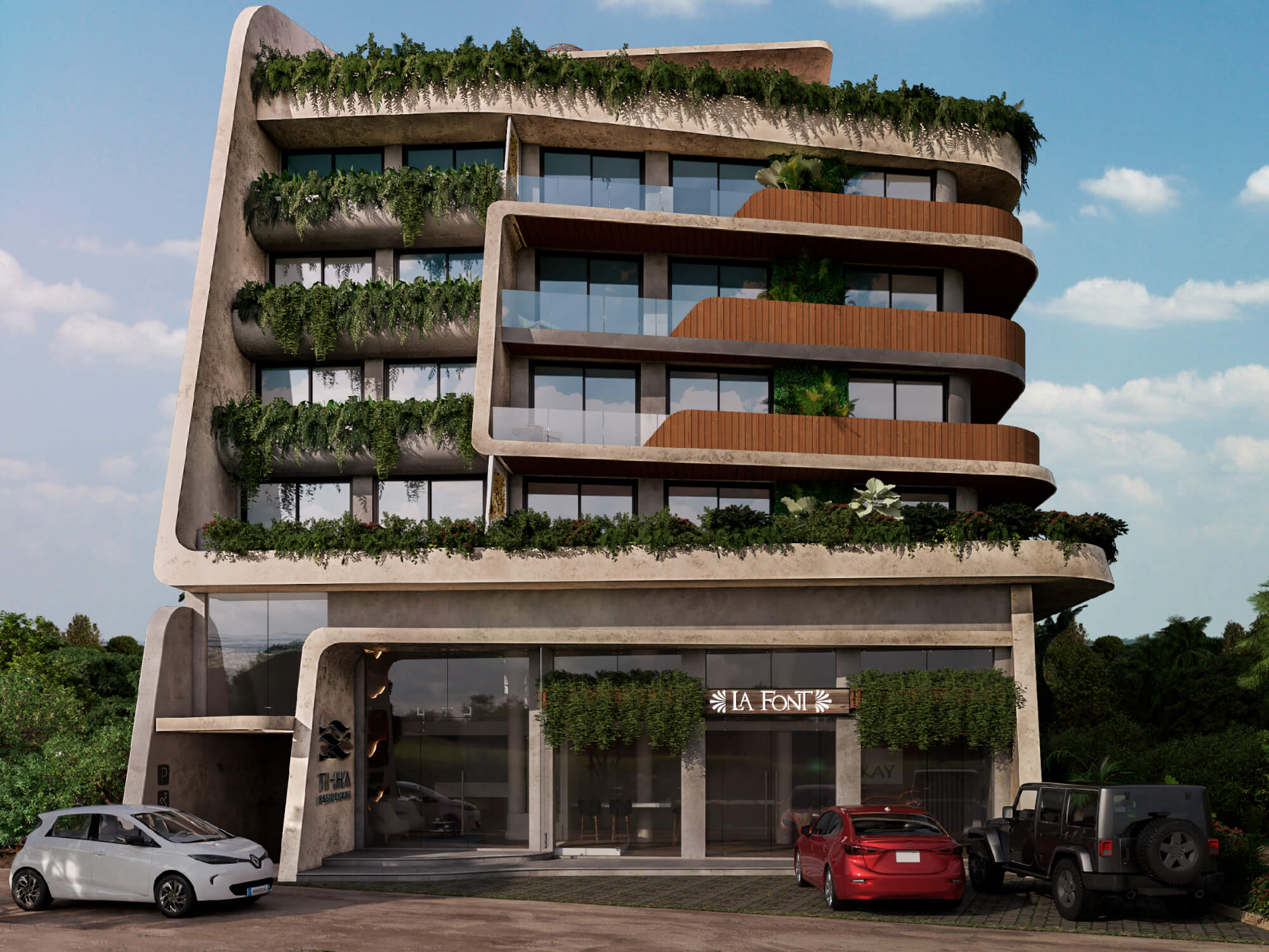 Luxurious and spacious apartment with amenities and a poolside bar in Aldea Zam&aacute;.