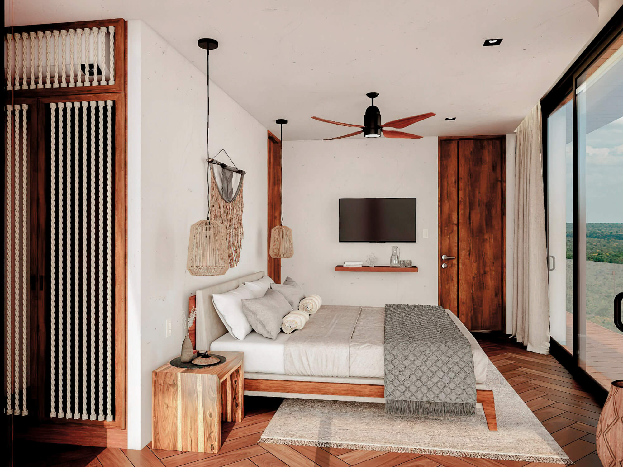 Condominium near the sea, lock off system, sky pool, coworking, pre-construction, for sale Tankah, Tulum.