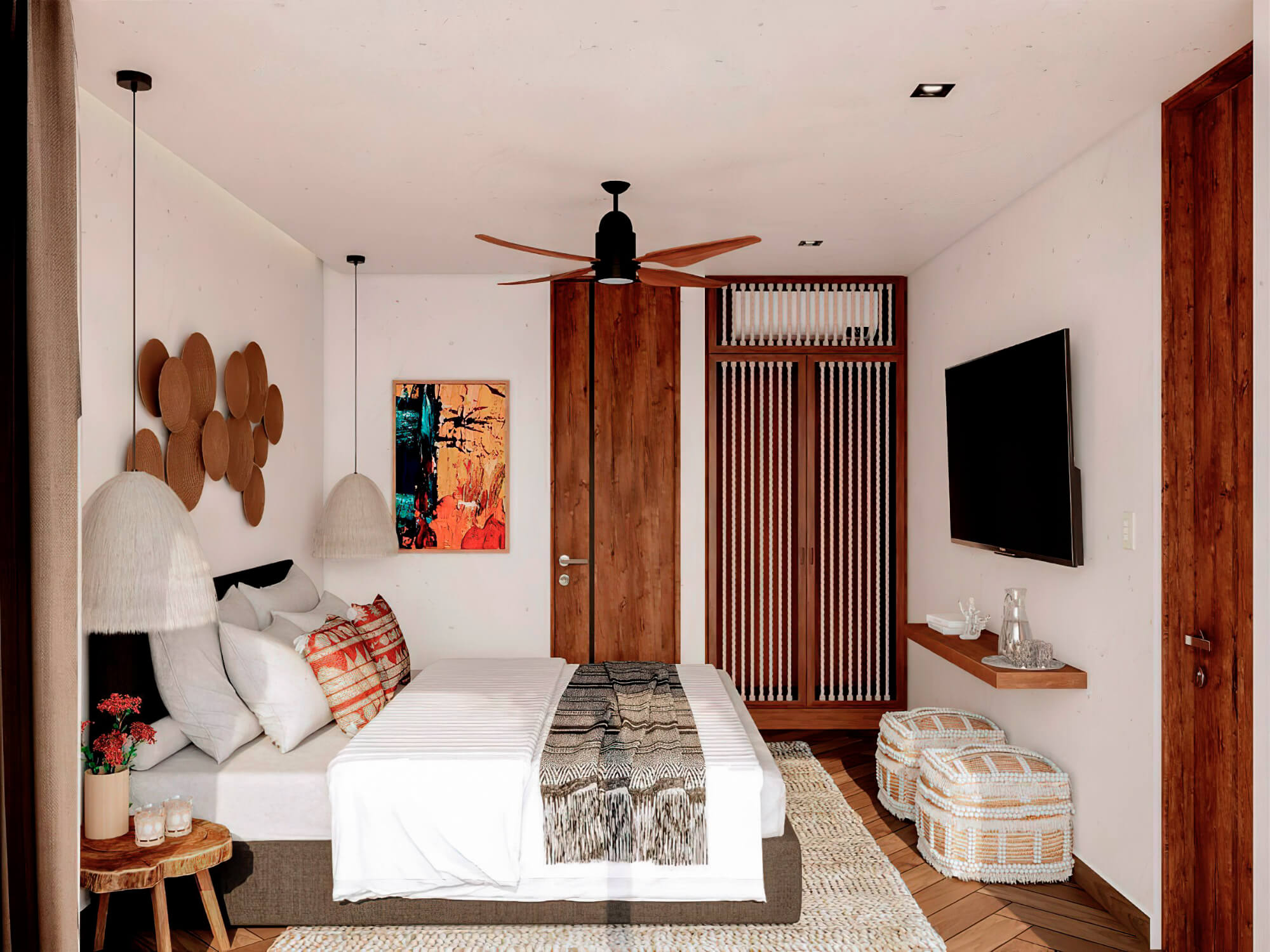 Departamento con alberca privada lock off, alberca climatizada, gym y area de yoga, cafeteria en aldea zama venta.