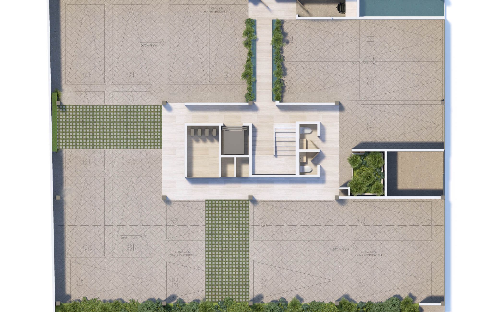 Apartment with pool, paddle tennis court, bar, grill, jacuzzi, for sale Cozumel