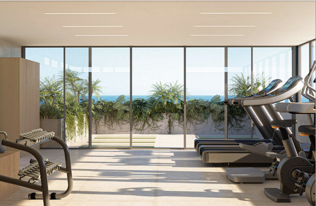 Rooftop with ocean view pool, 3 bedroom condo for sale in Cozumel