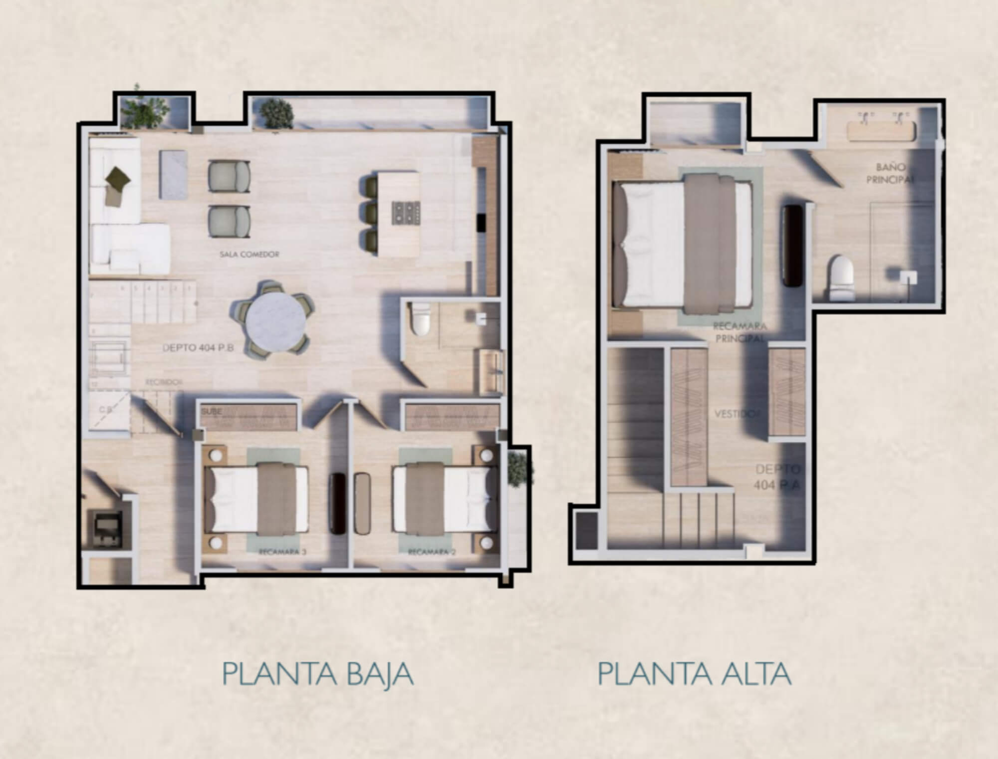 Rooftop with ocean view pool, 3 bedroom condo for sale in Cozumel