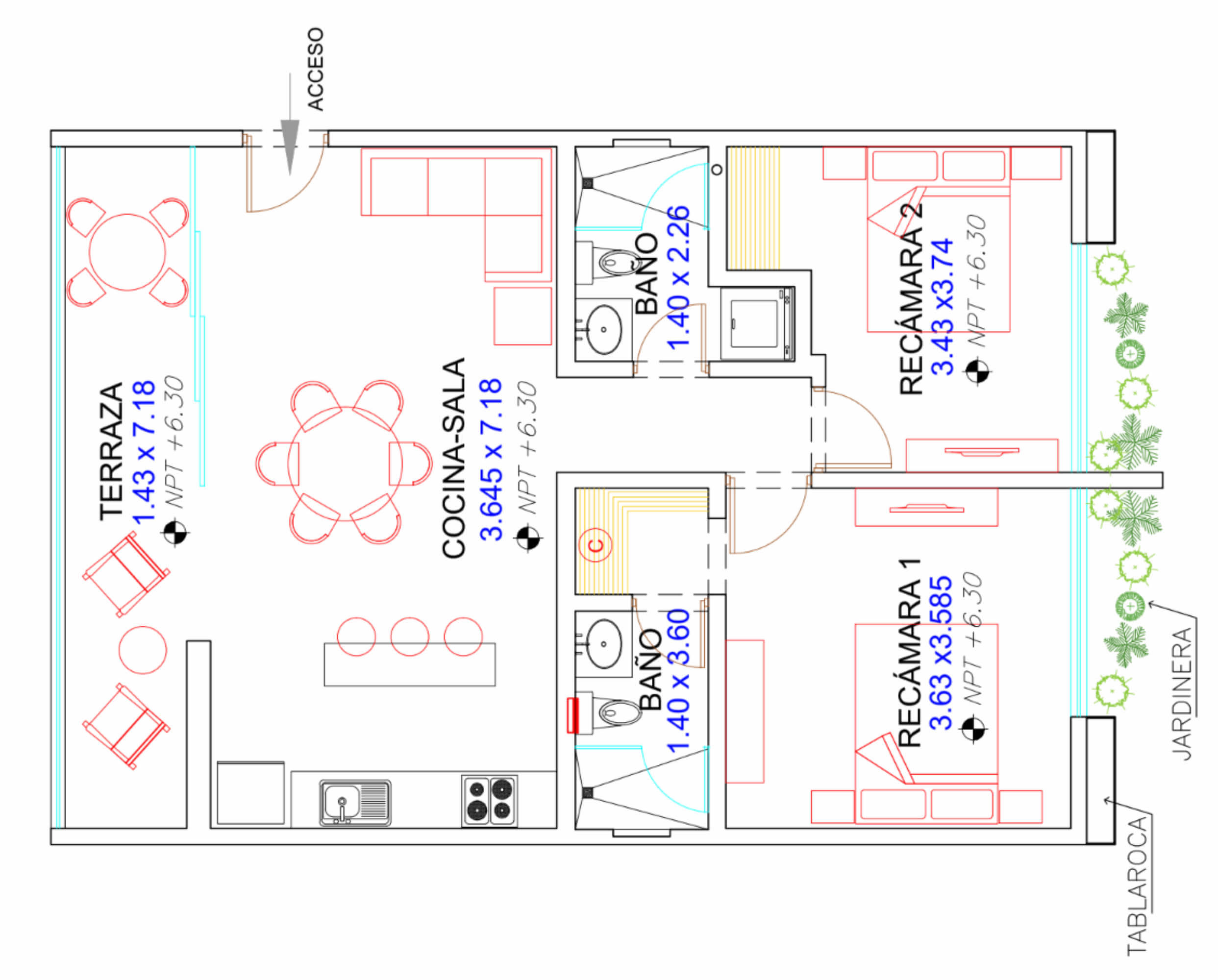 Condominium with 25 amenities, dog park, pool for sale North Zone Merida