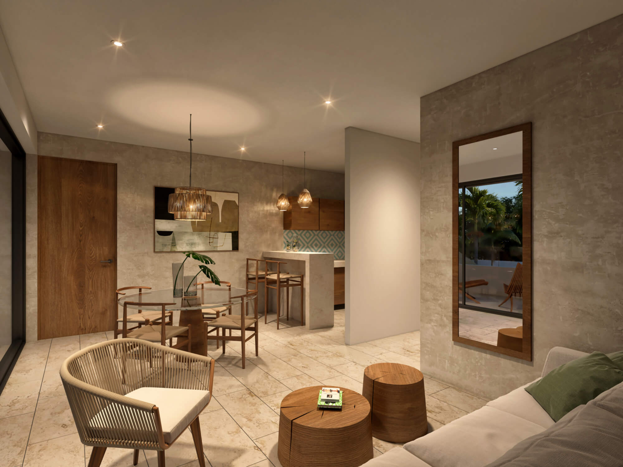 Apartment with beach club, pool, gym, cinema , North Zone, M&eacute;rida