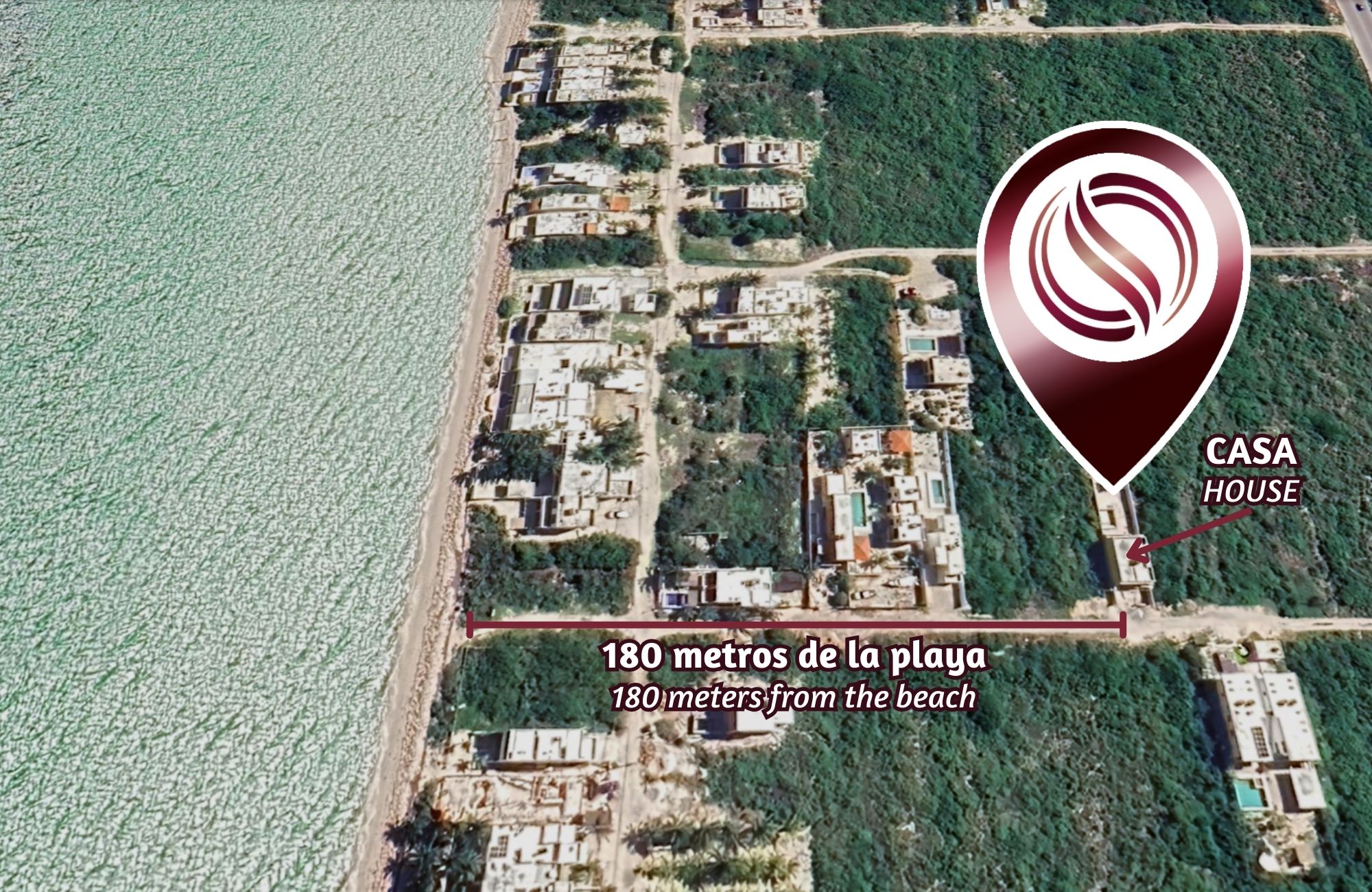 House steps from the ocean with rooftop plunge pool for sale, Chelem, Yucat&aacute;n