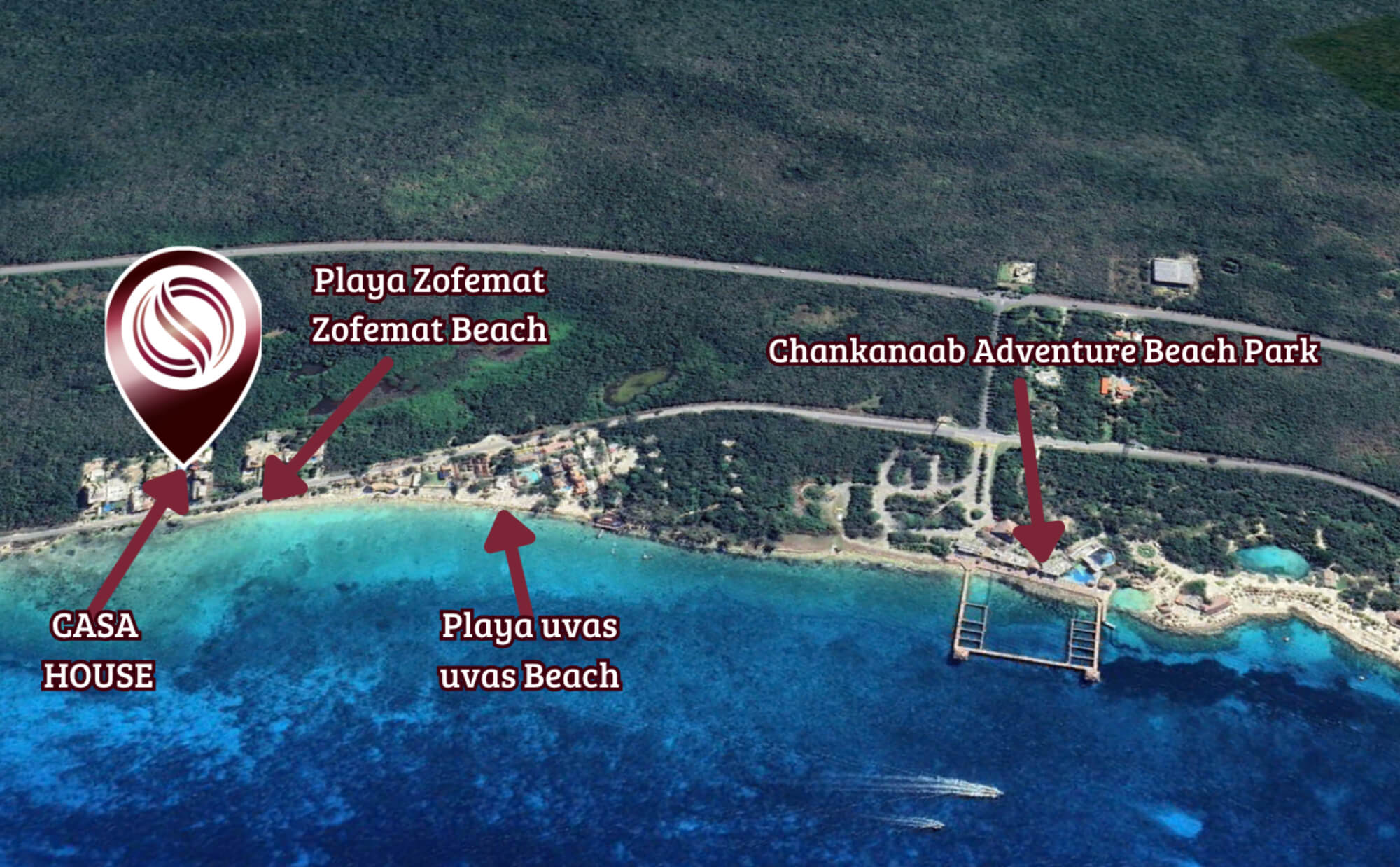 Luxury Home for Sale at The Landmark, South Hotel Zone, Cozumel