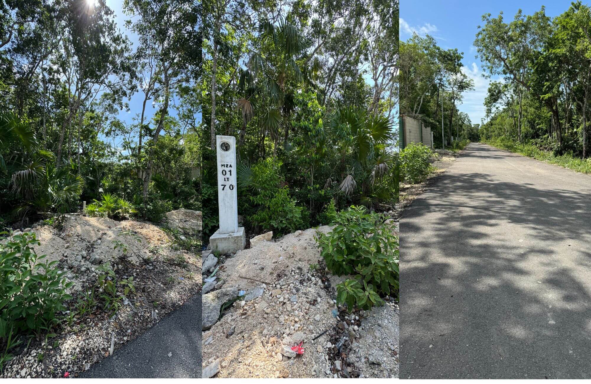 Land for single-family and multi-family vertical use, for sale in Tulum.