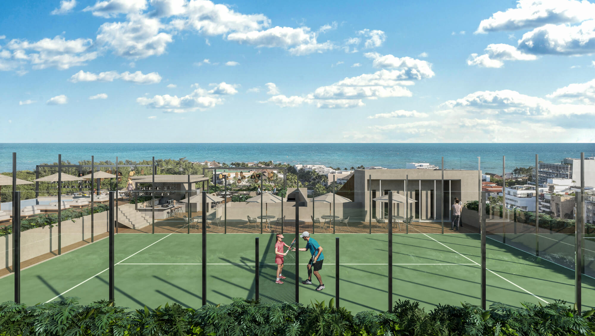 Apartment with pool, pet park for sale in Playacar, Playa del Carmen.