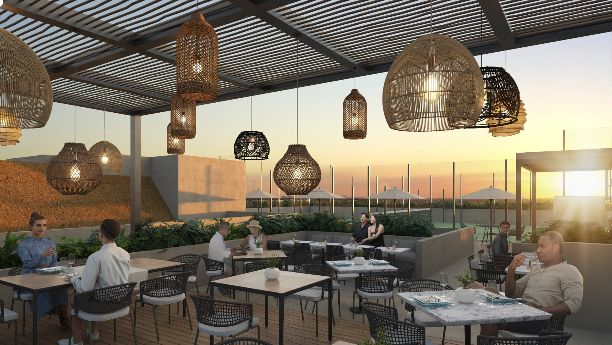 Apartment with pool, pet park for sale in Playacar, Playa del Carmen.