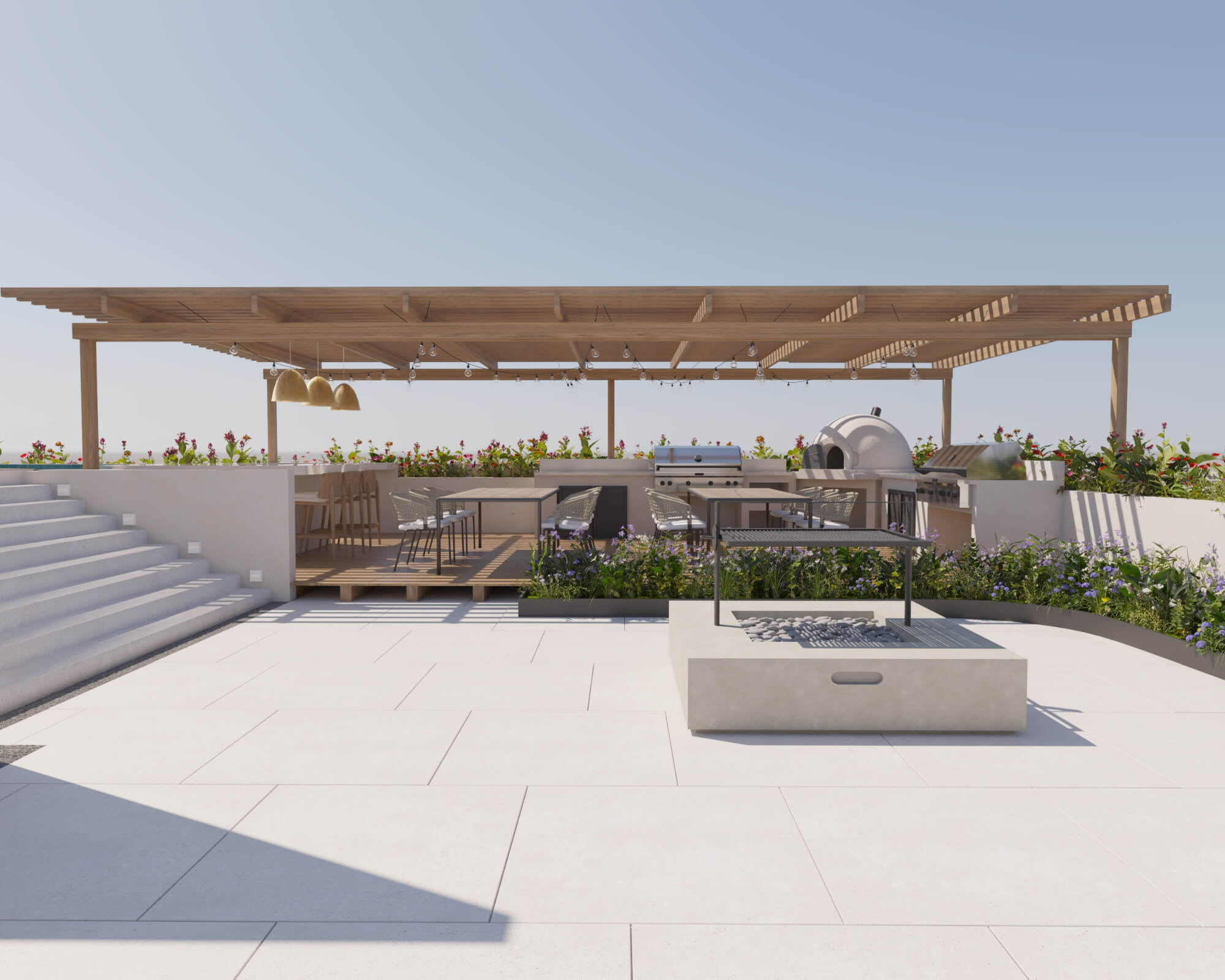 Apartment with pool, pet park for sale in Playacar, Playa del Carmen.