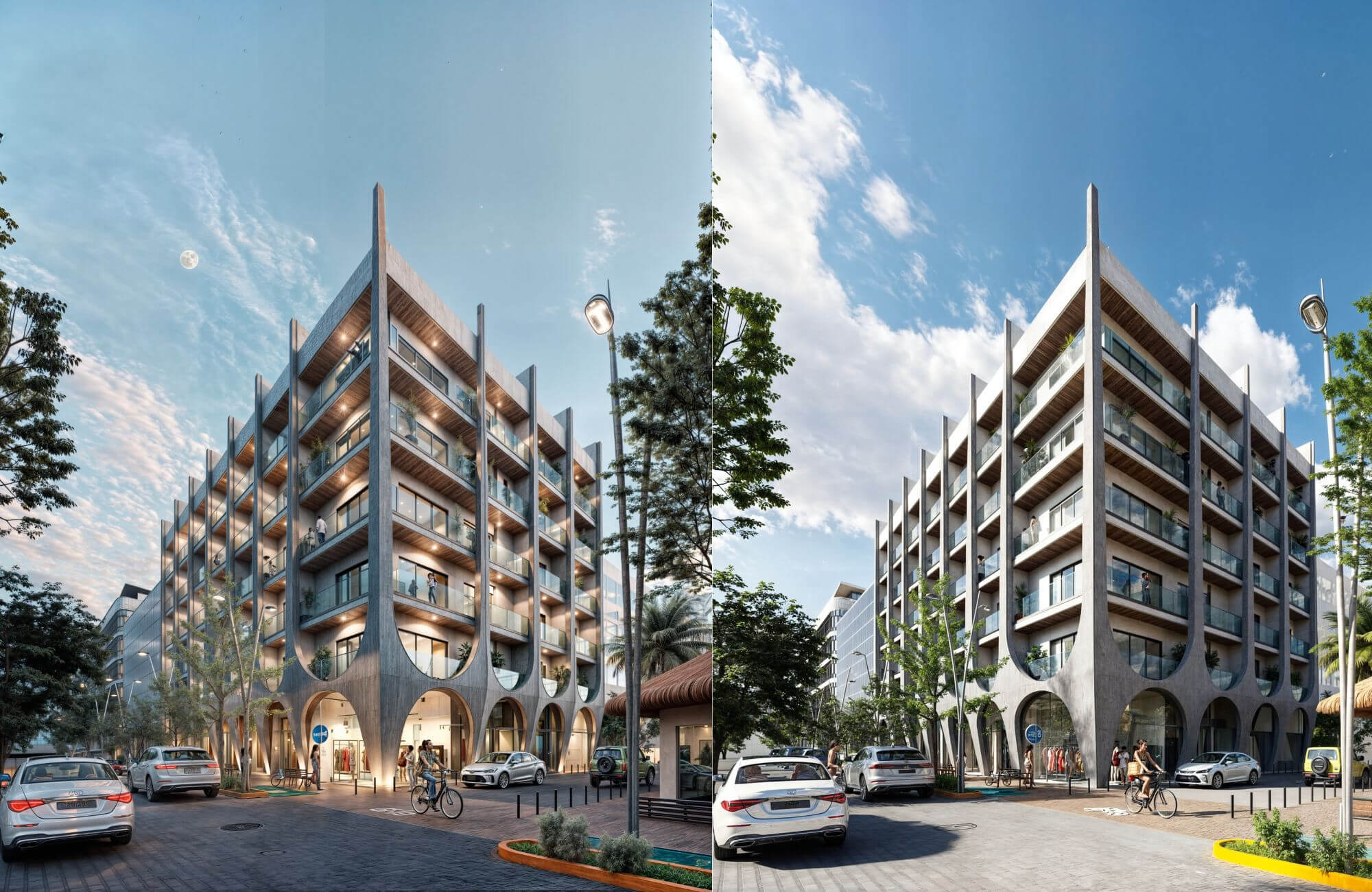 Condo with 3 pools, roof top terrace with 6 Jacuzzis, barbecue area, terrace with bar, in Lagunas de Ciudad Mayakoba for sale.