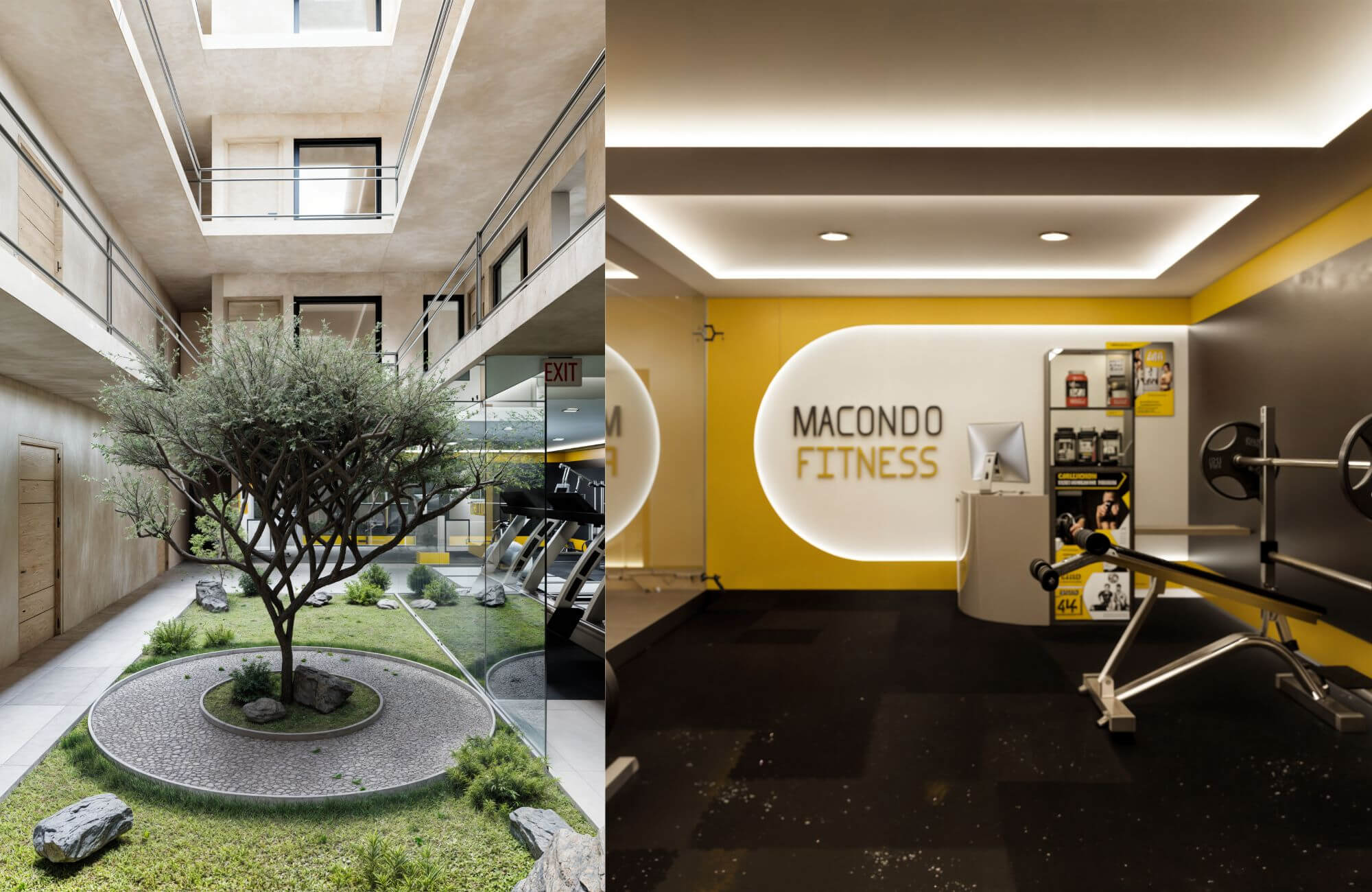 Apartment with terrace, golf course view, for sale in Playa del Carmen.