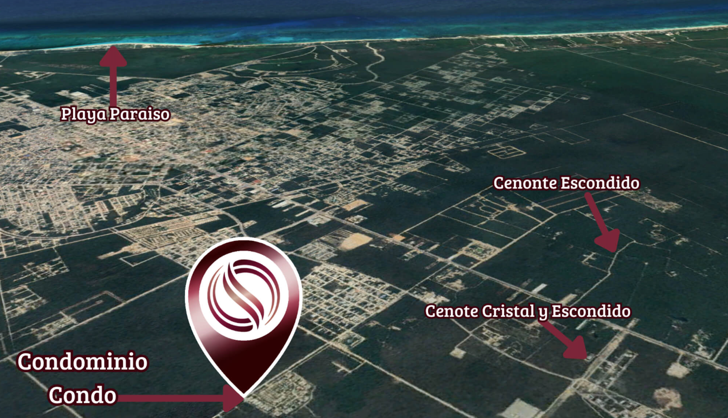 Condo with art walk, shopping area, open air cinema, hotel amenities, in Tulum, sale.