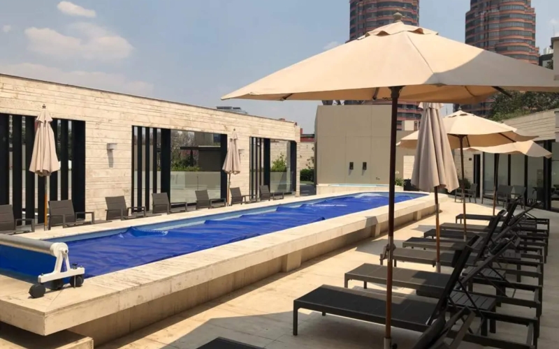 Condo con alberca, gym, rooftop, en venta, Polanco, Ciudad de M&eacute;xico.