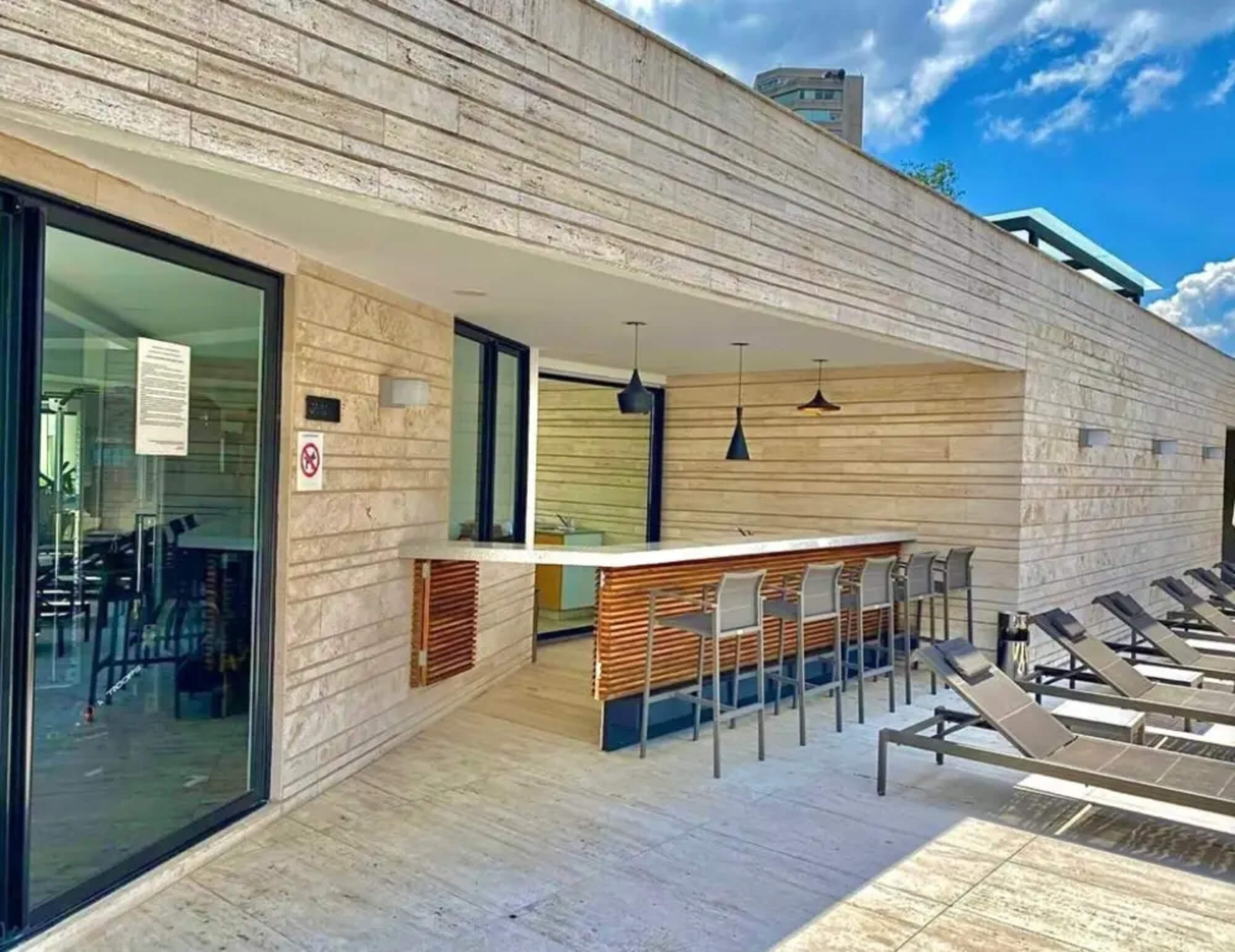 Departamento luminoso, jard&iacute;n central, alberca, bbq, gimnasio, en venta Polanco