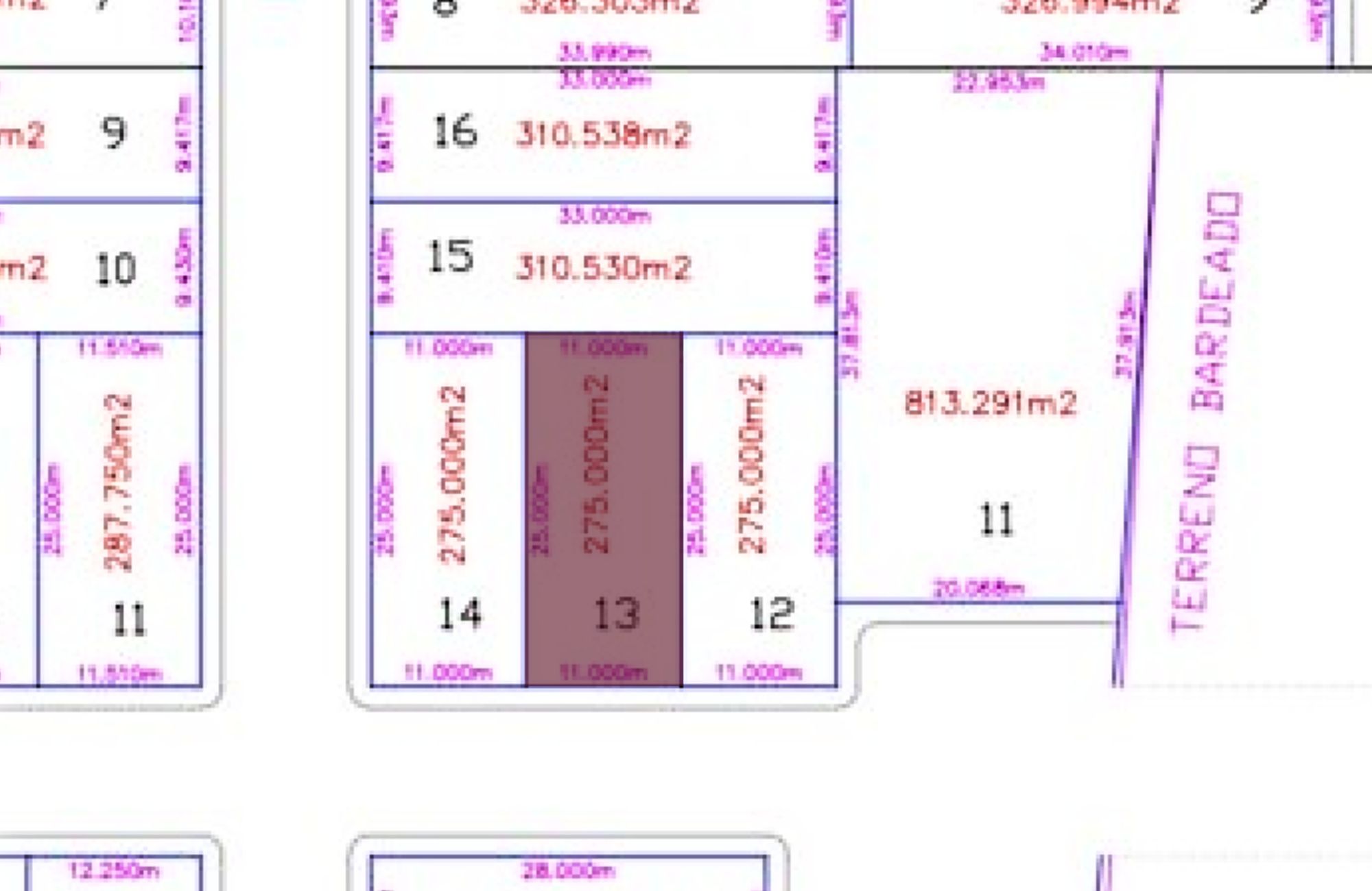 Single-family lot available in Los Almendros Residential, Playa del Carmen.